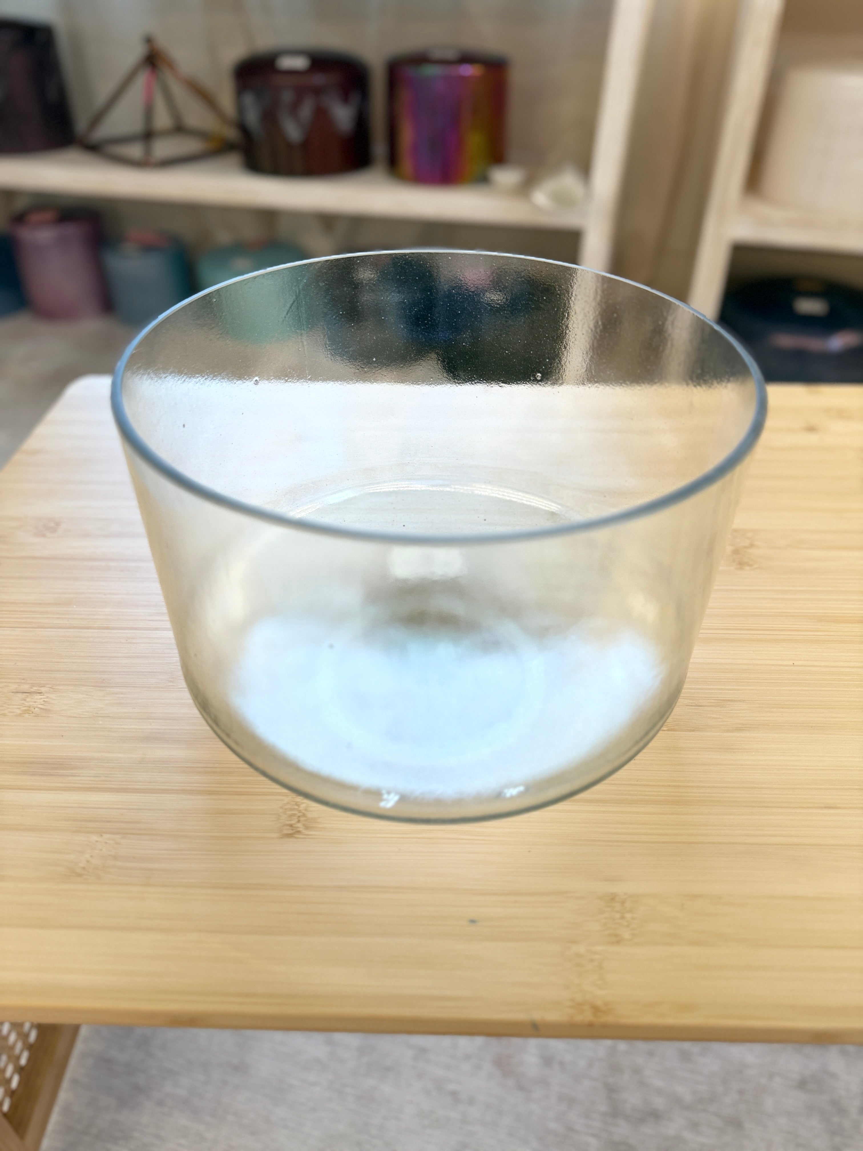9" C#+15 Green Heart Aura Gold 155893 Crystal Tones® Alchemy Singing Bowl