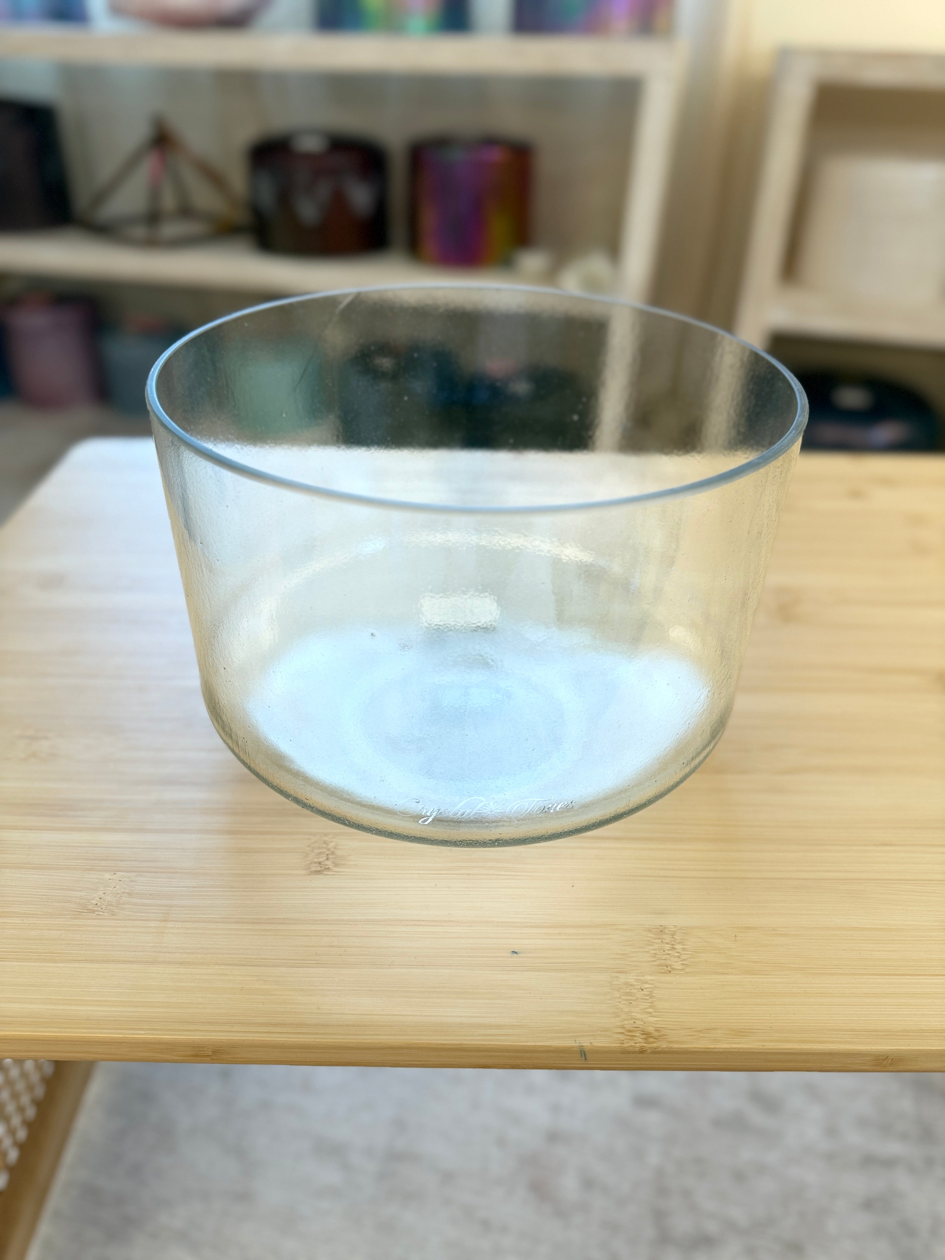 9" C#+15 Green Heart Aura Gold 155893 Crystal Tones® Alchemy Singing Bowl