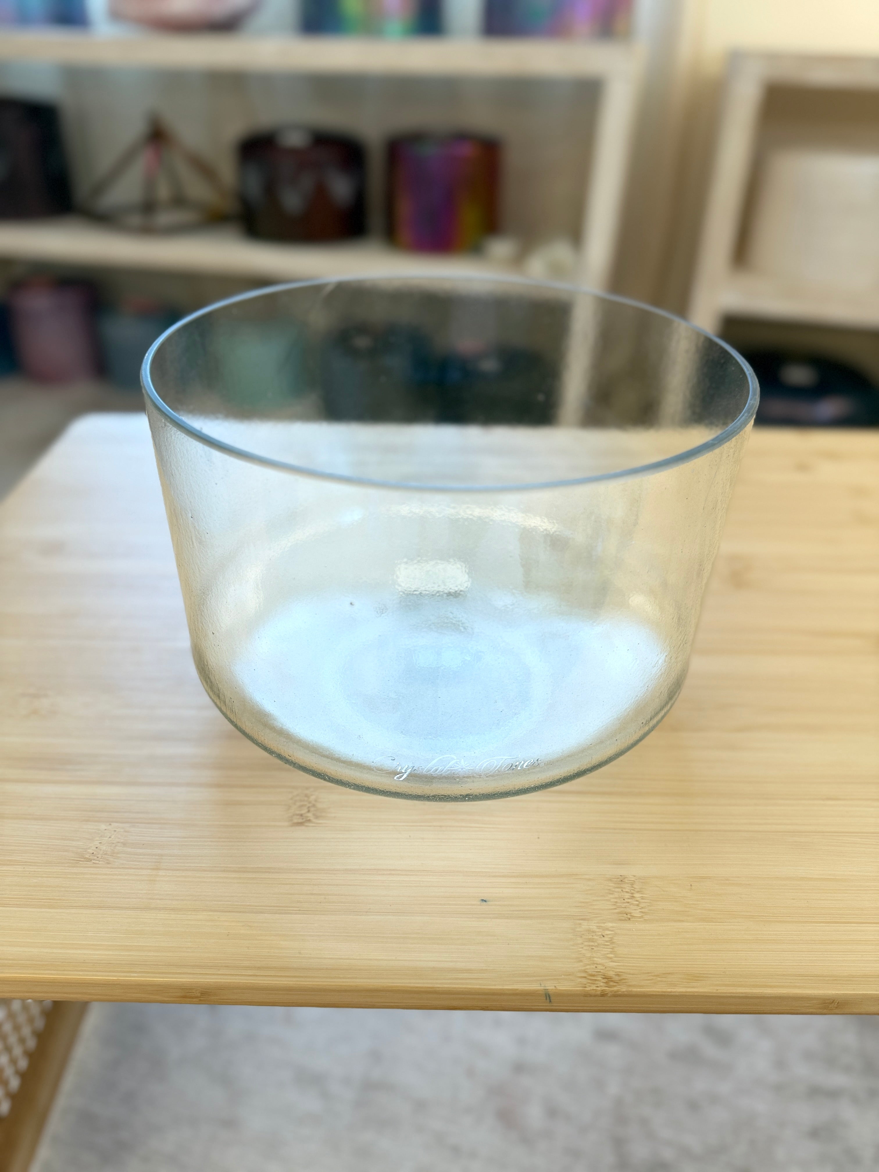 9" C#+15 Green Heart Aura Gold 155893 Crystal Tones® Alchemy Singing Bowl