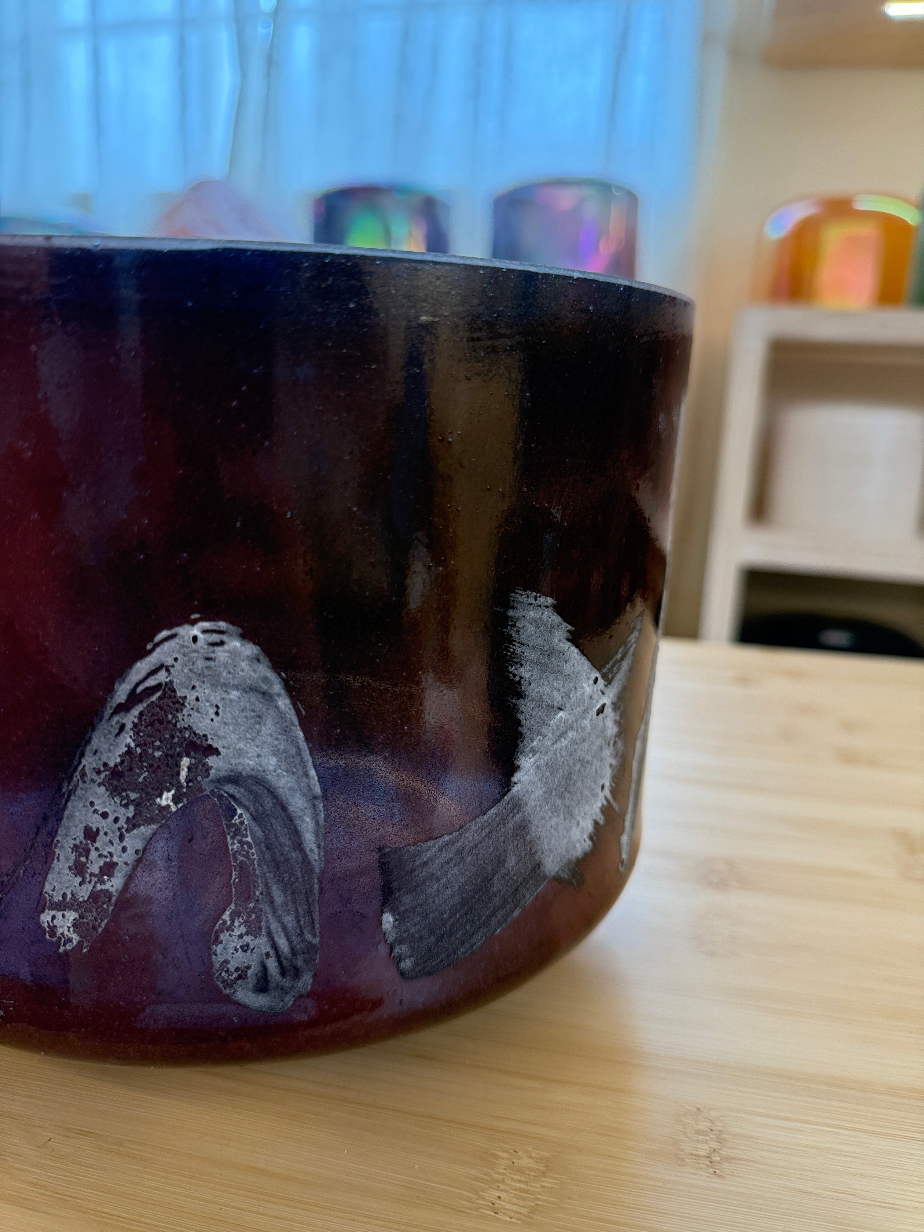 9" C+20 Pink Tourmaline, Tibetan Quartz Copper (Inside) 158748 Crystal Tones® Alchemy Singing Bowl