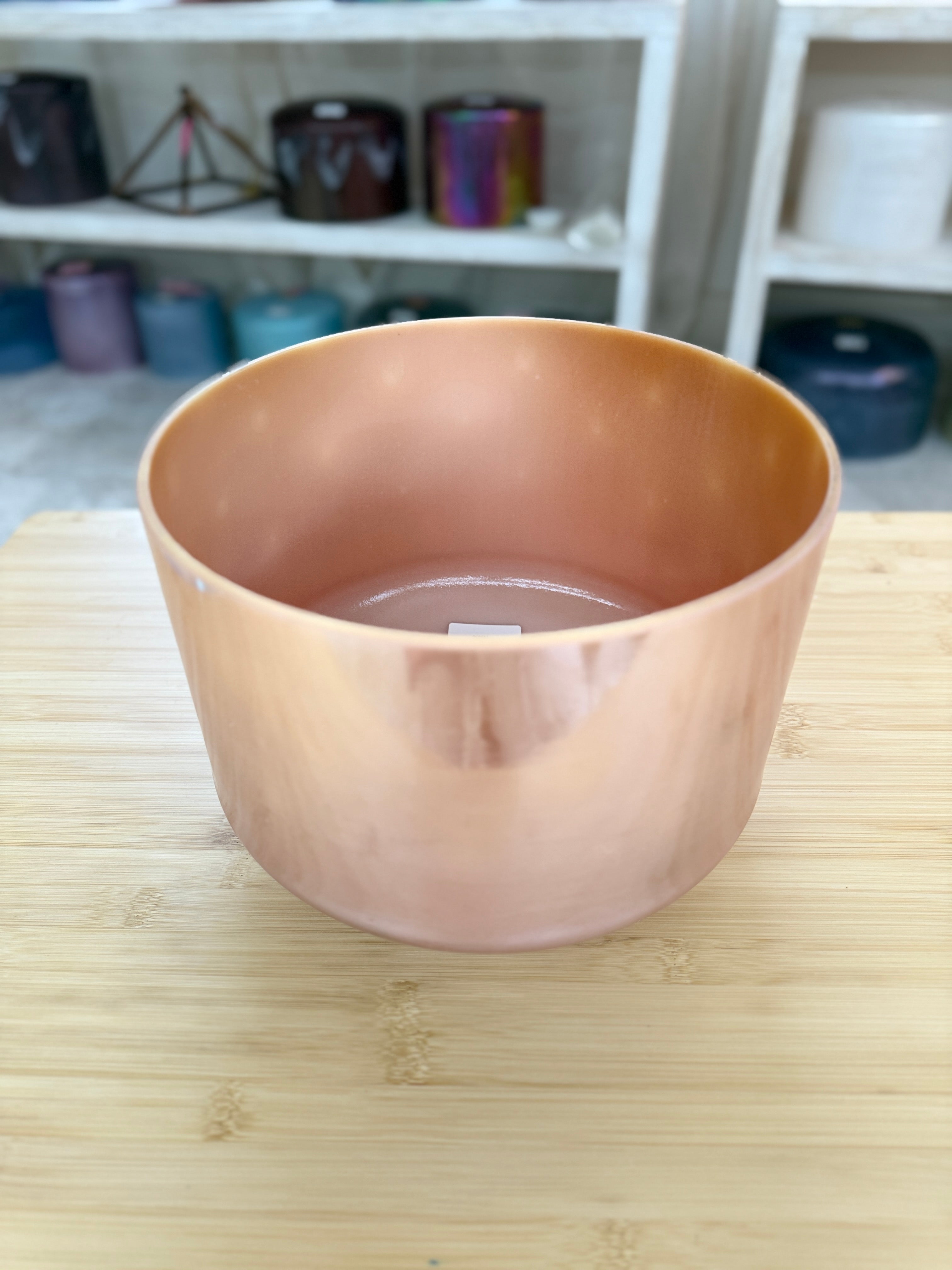 9" C#+25 Monroe-Hot Springs, Palladium 145030 Crystal Tones® Alchemy Singing Bowl