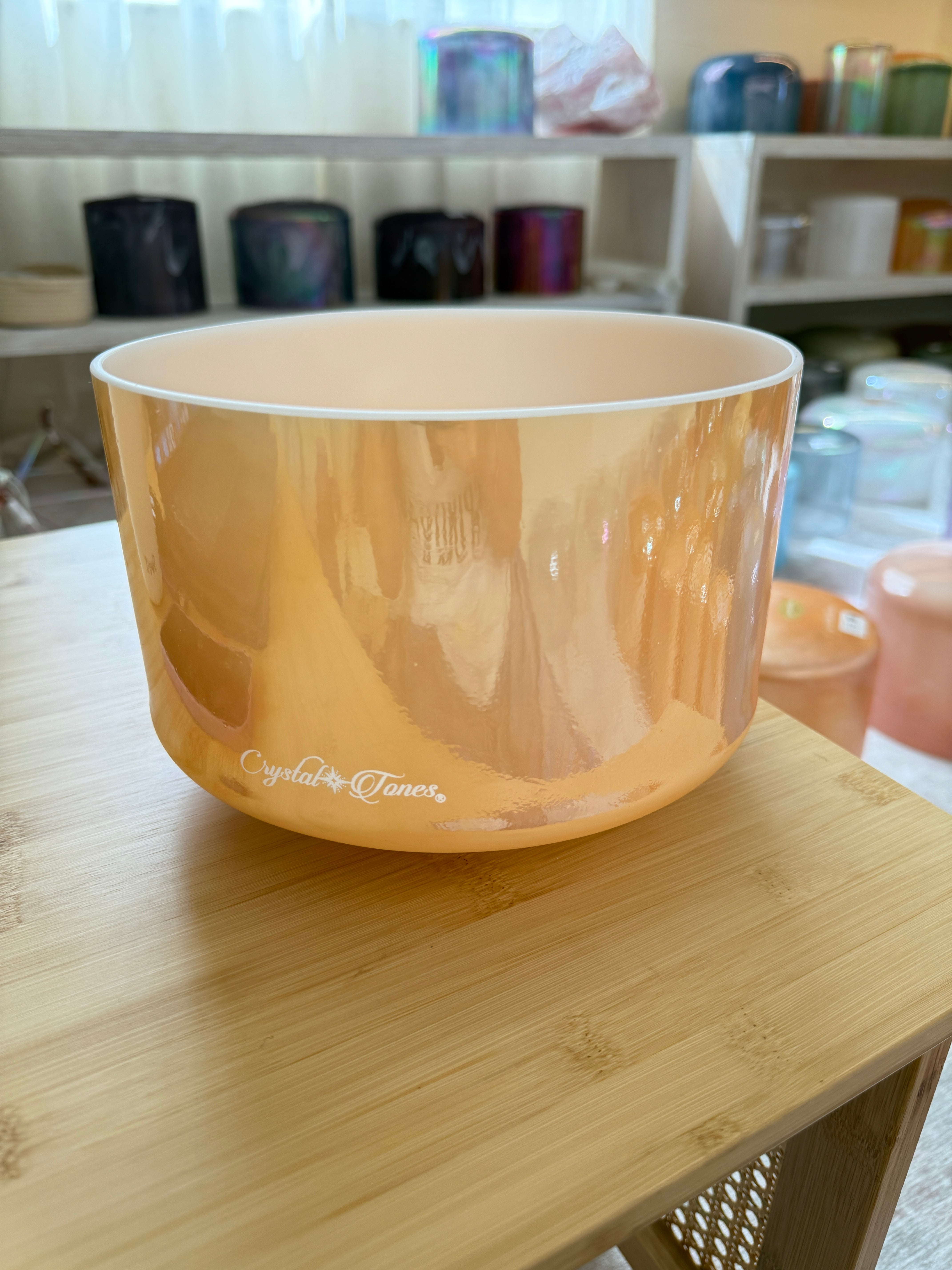 9" C#+35 Laughing Buddha 160439 Crystal Tones® Alchemy Singing Bowl