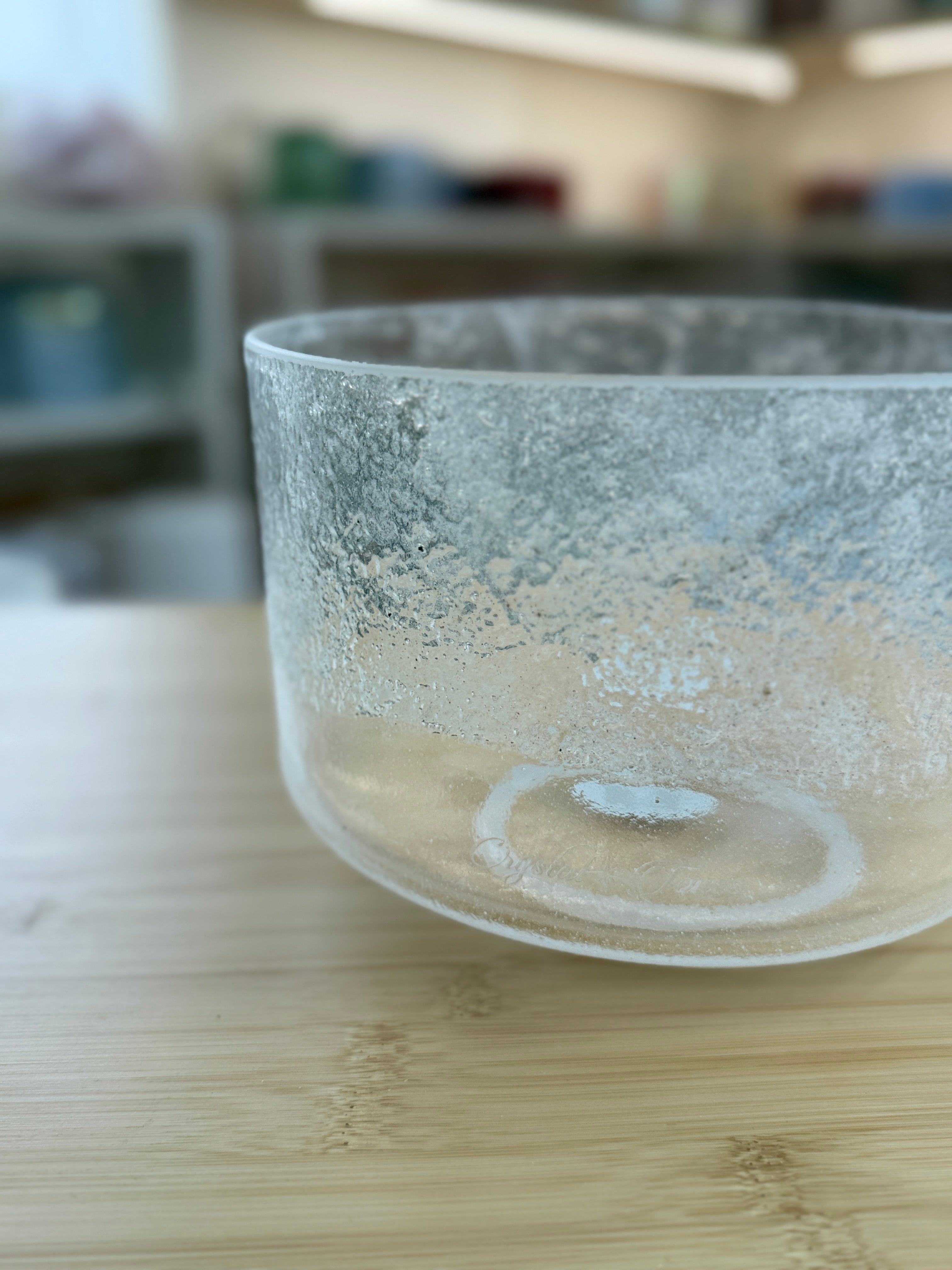 9" D-15 Lemurian Seed 160829 Crystal Tones® Alchemy Singing Bowl