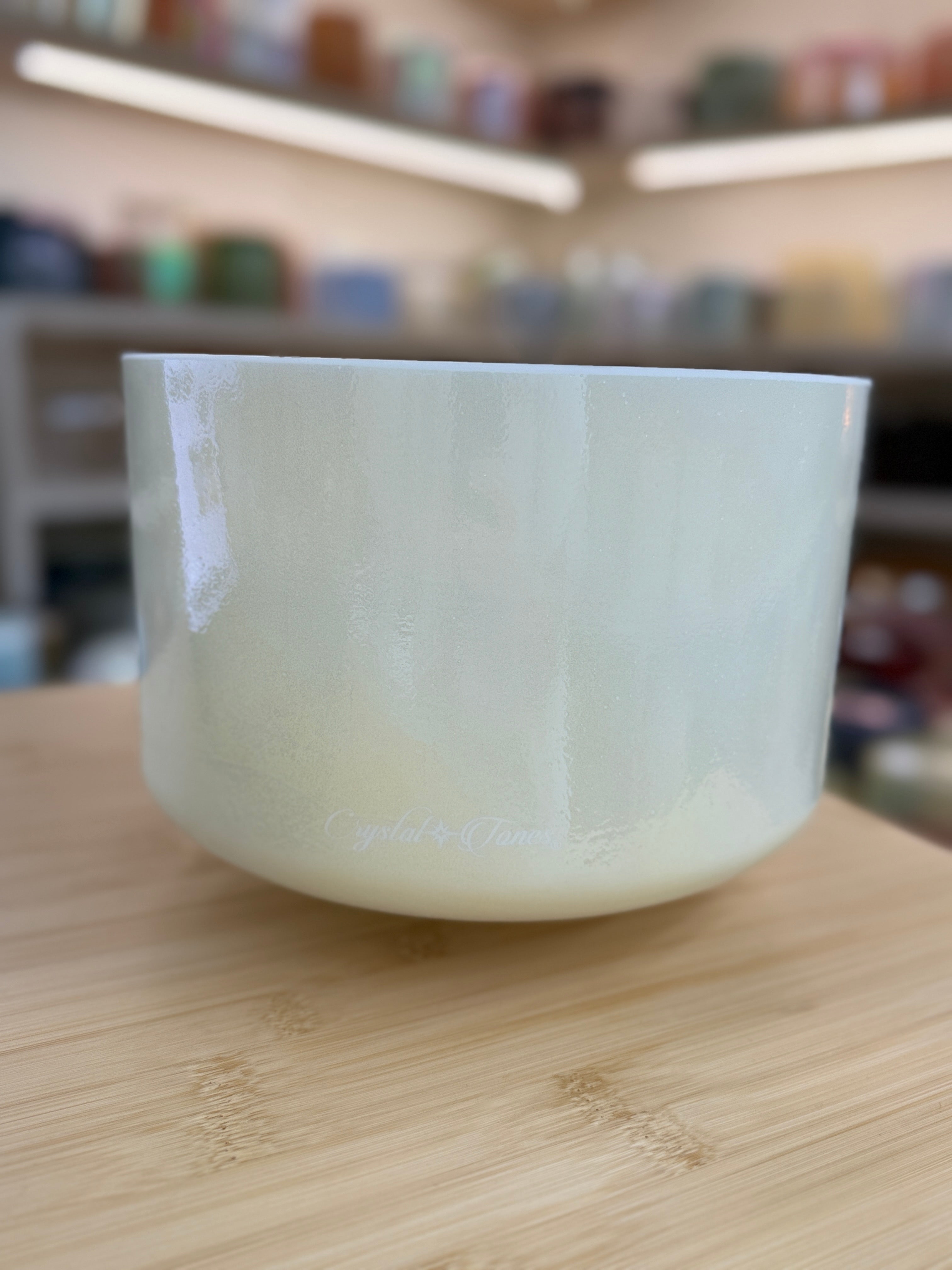 9" D-35 Lemon Angel Gold 161594 Crystal Tones® Alchemy Singing Bowl