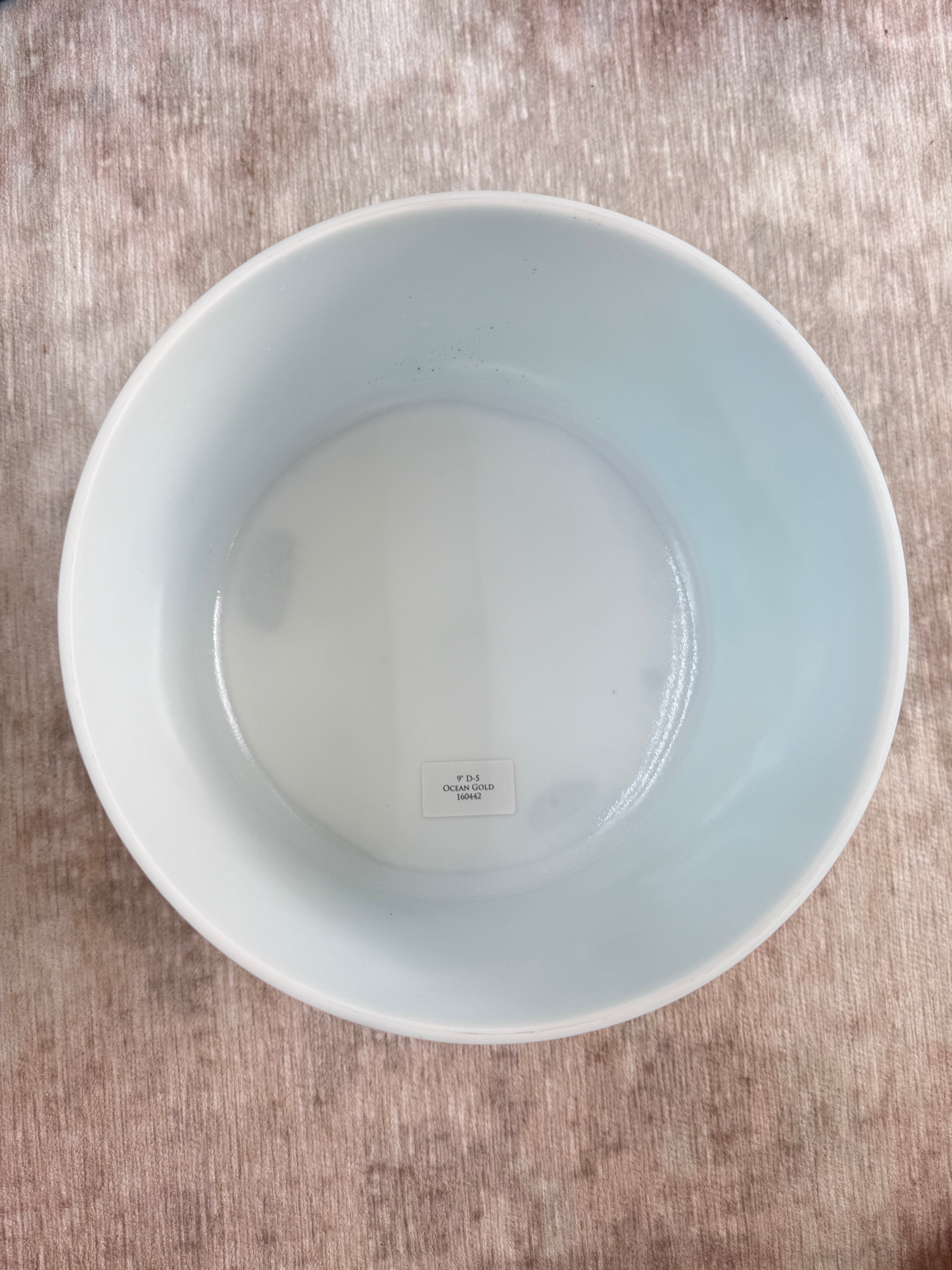 9" D-5 Ocean Gold 160442 Crystal Tones® Alchemy Singing Bowl