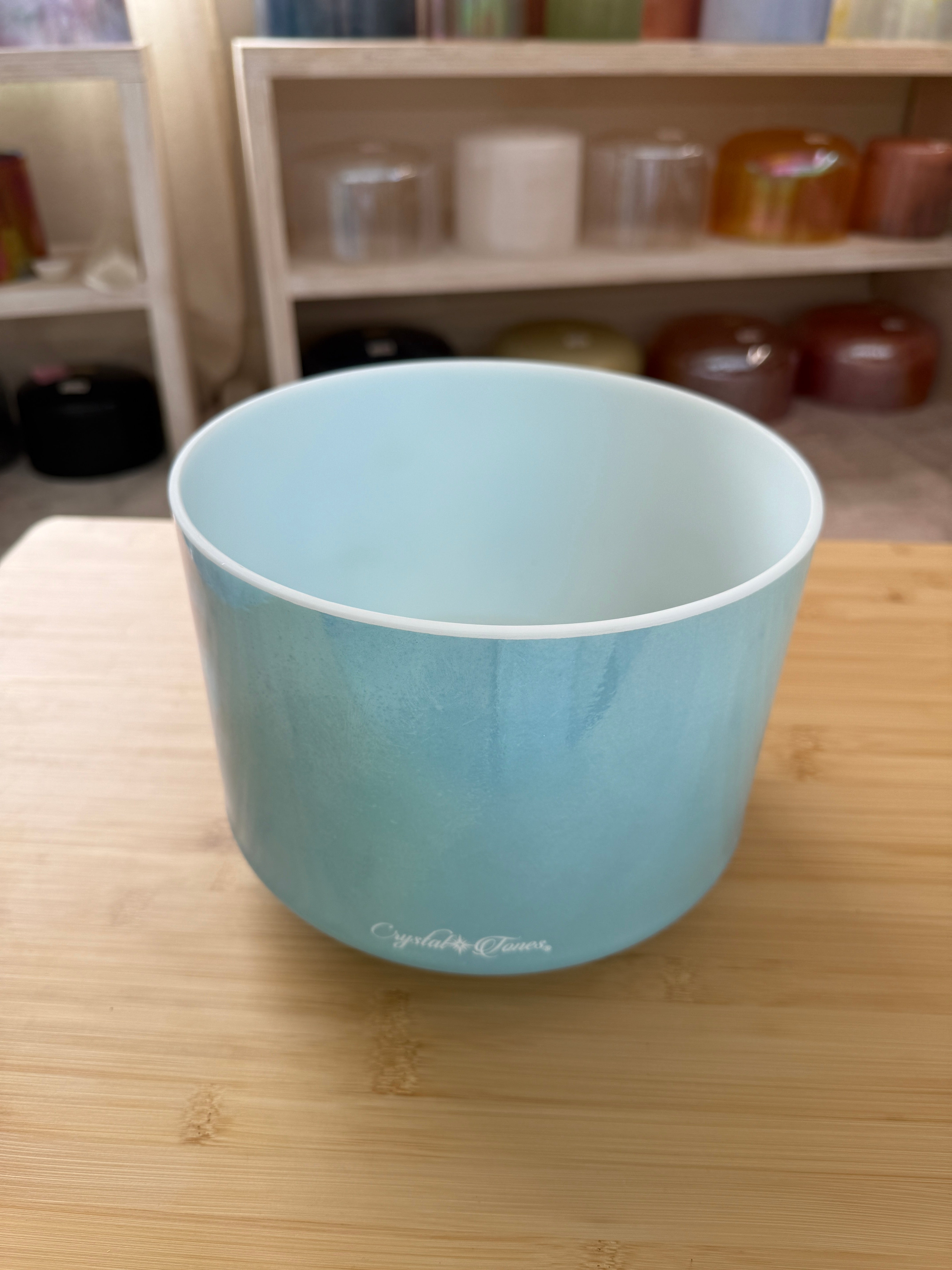9" D-5 Ocean Gold 160442 Crystal Tones® Alchemy Singing Bowl