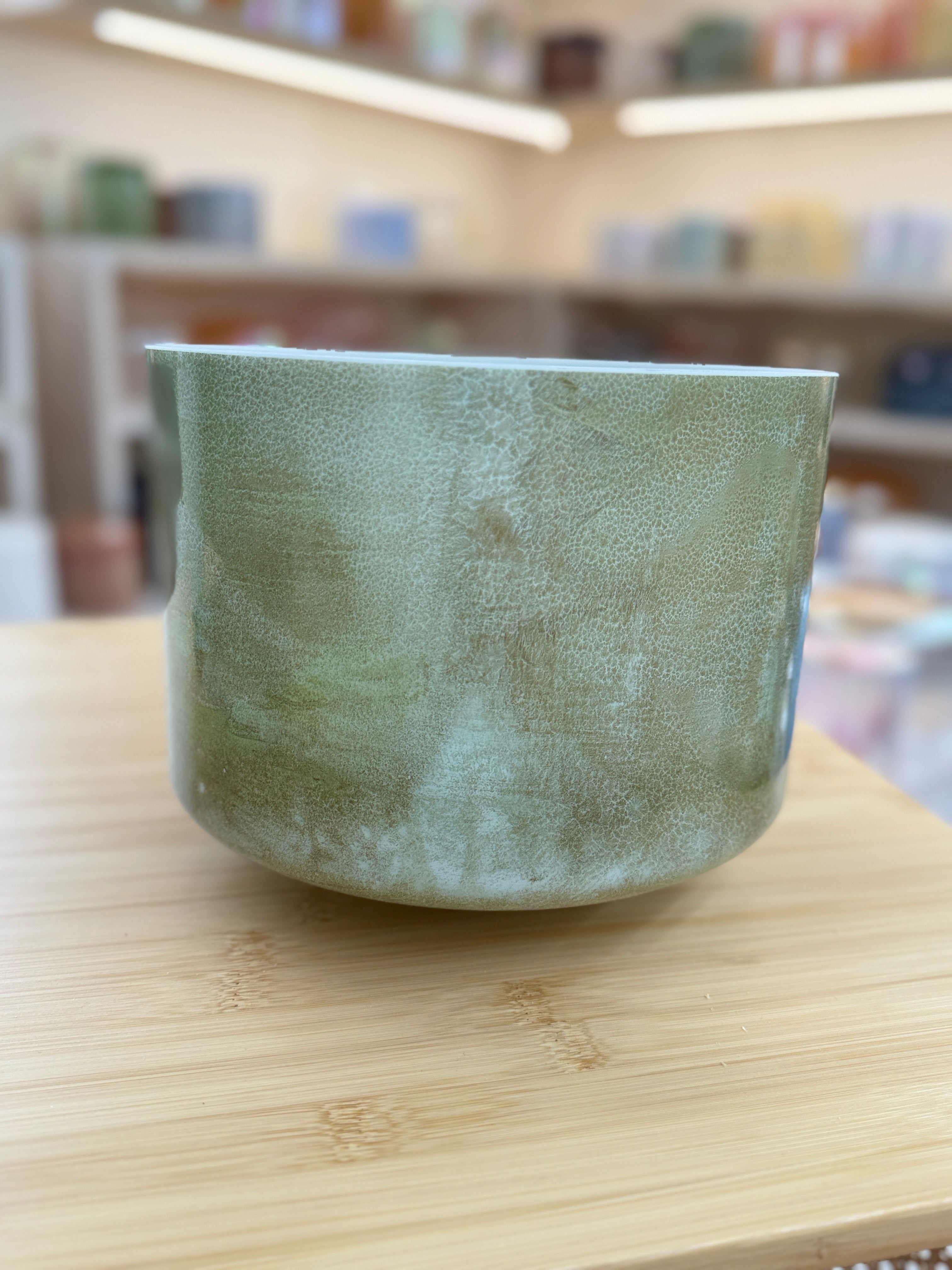 9" D#-25 Itoigawa Jade 148509 Crystal Tones Alchemy Singing Bowl