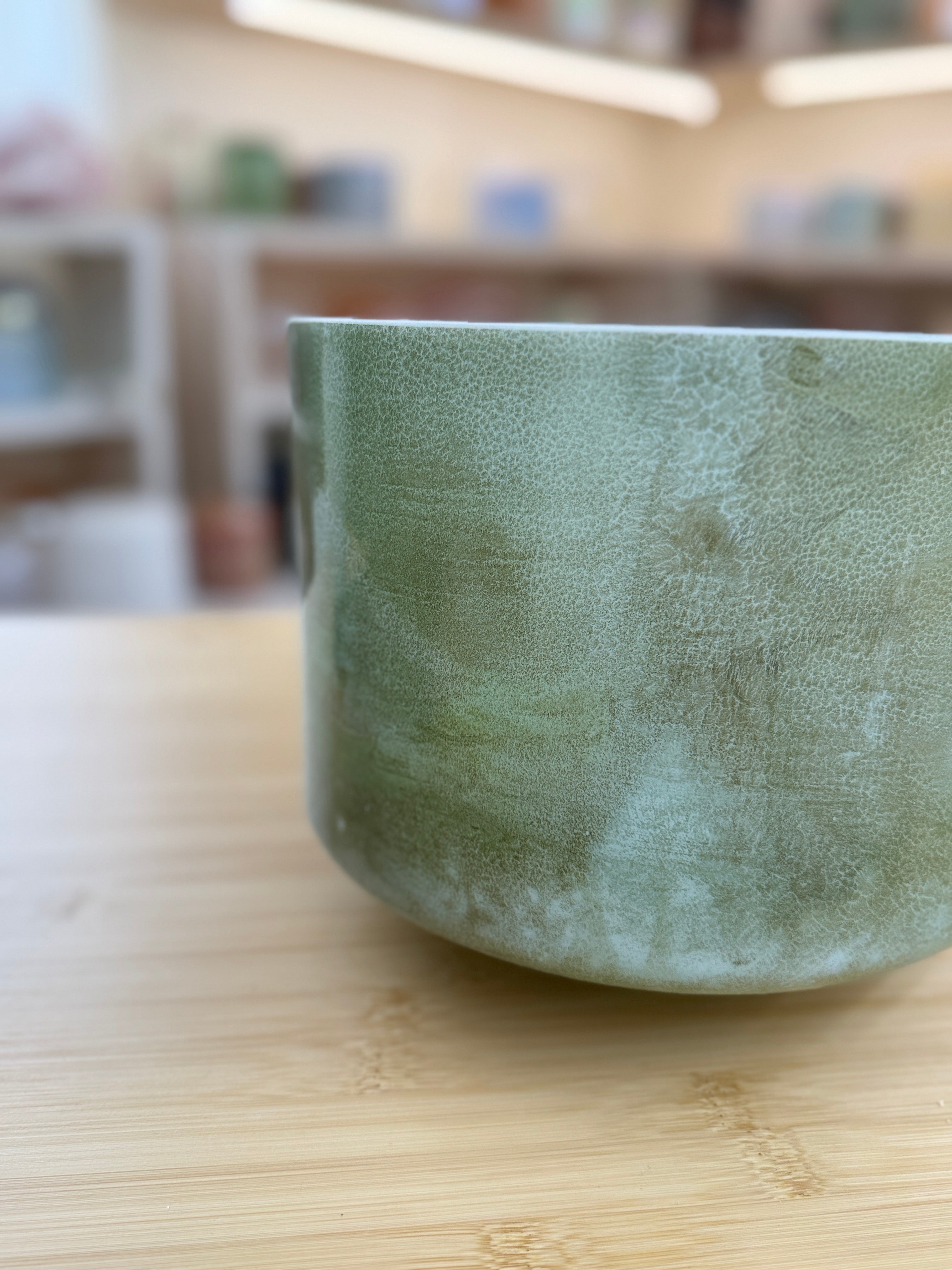 9" D#-25 Itoigawa Jade 148509 Crystal Tones Alchemy Singing Bowl
