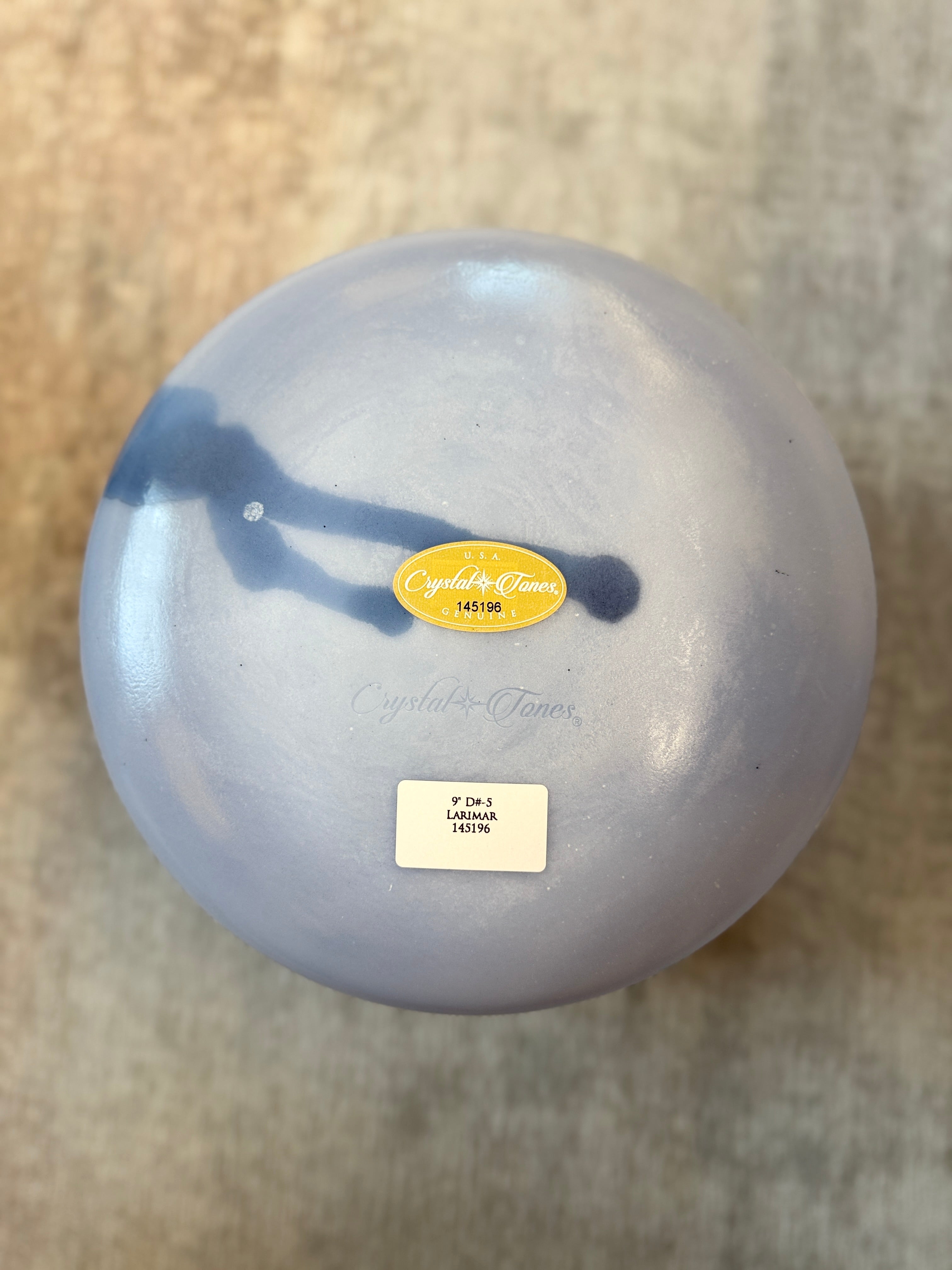 9" D#-5 Larimar 145196 Crystal Tones® Alchemy Singing Bowl