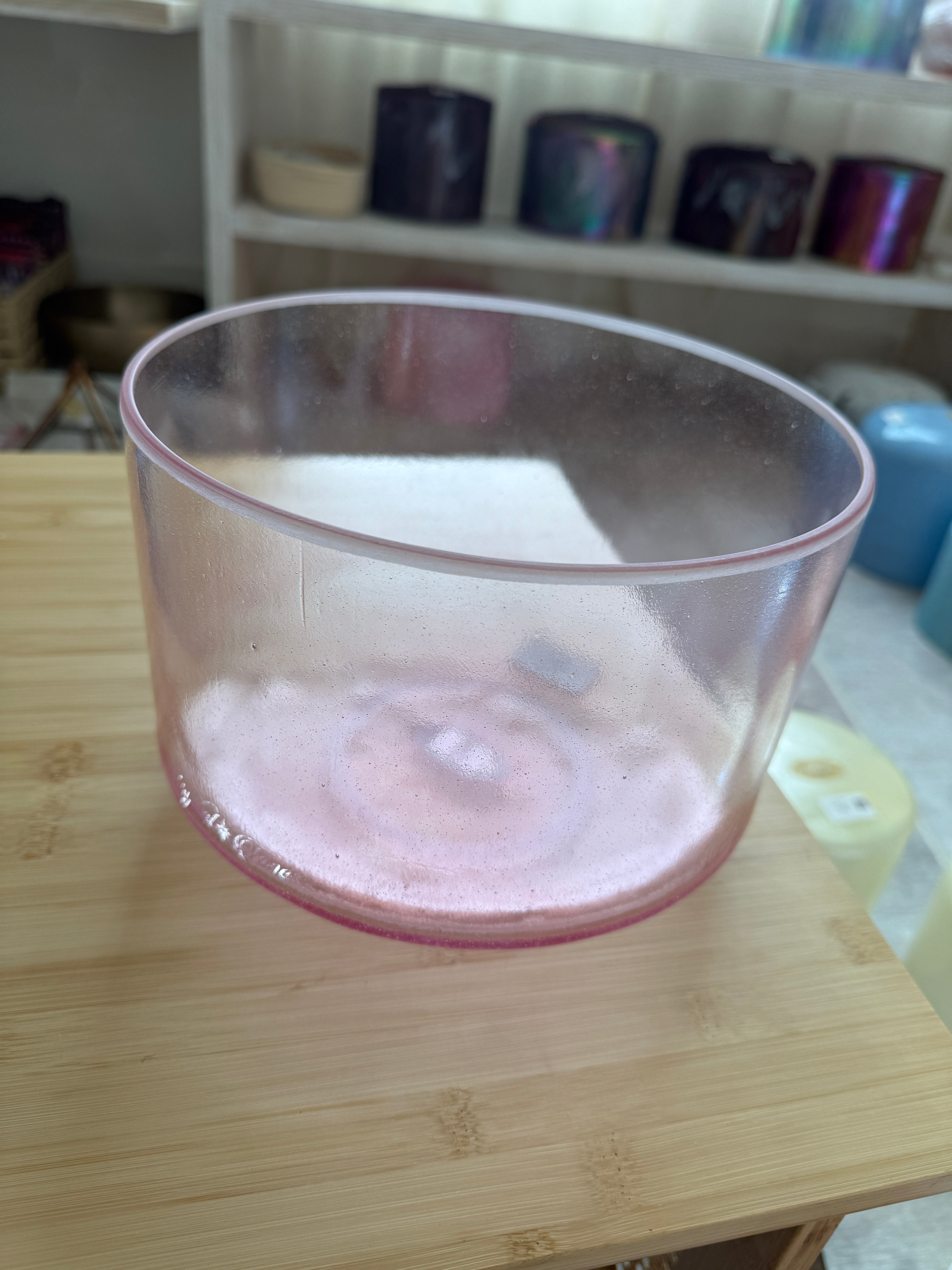 9" D#+10 Pink Aura Gold 155978 Crystal Tones® Alchemy Singing Bowl