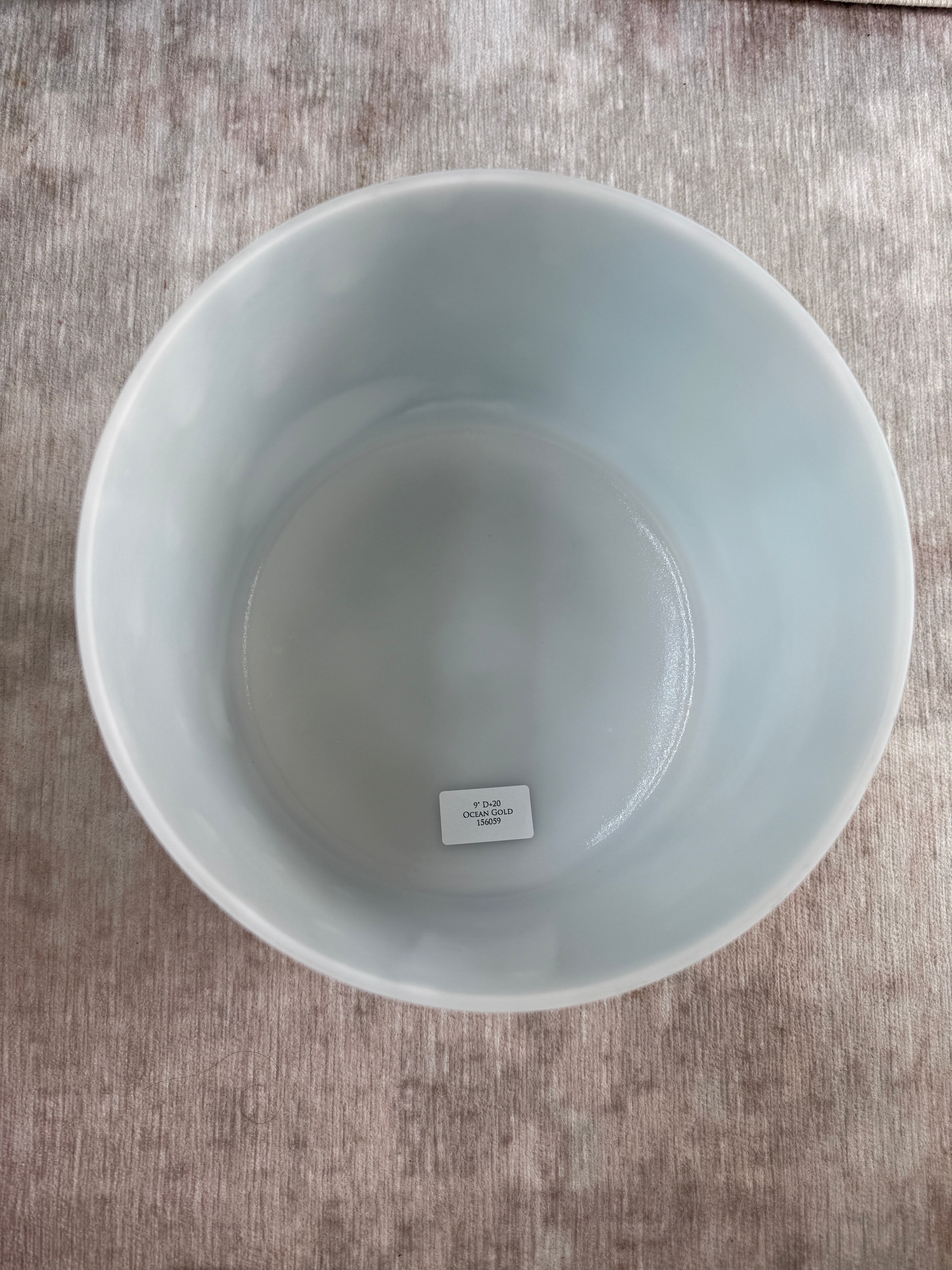 9" D+20 Ocean Gold 156059 Crystal Tones® Alchemy Singing Bowl