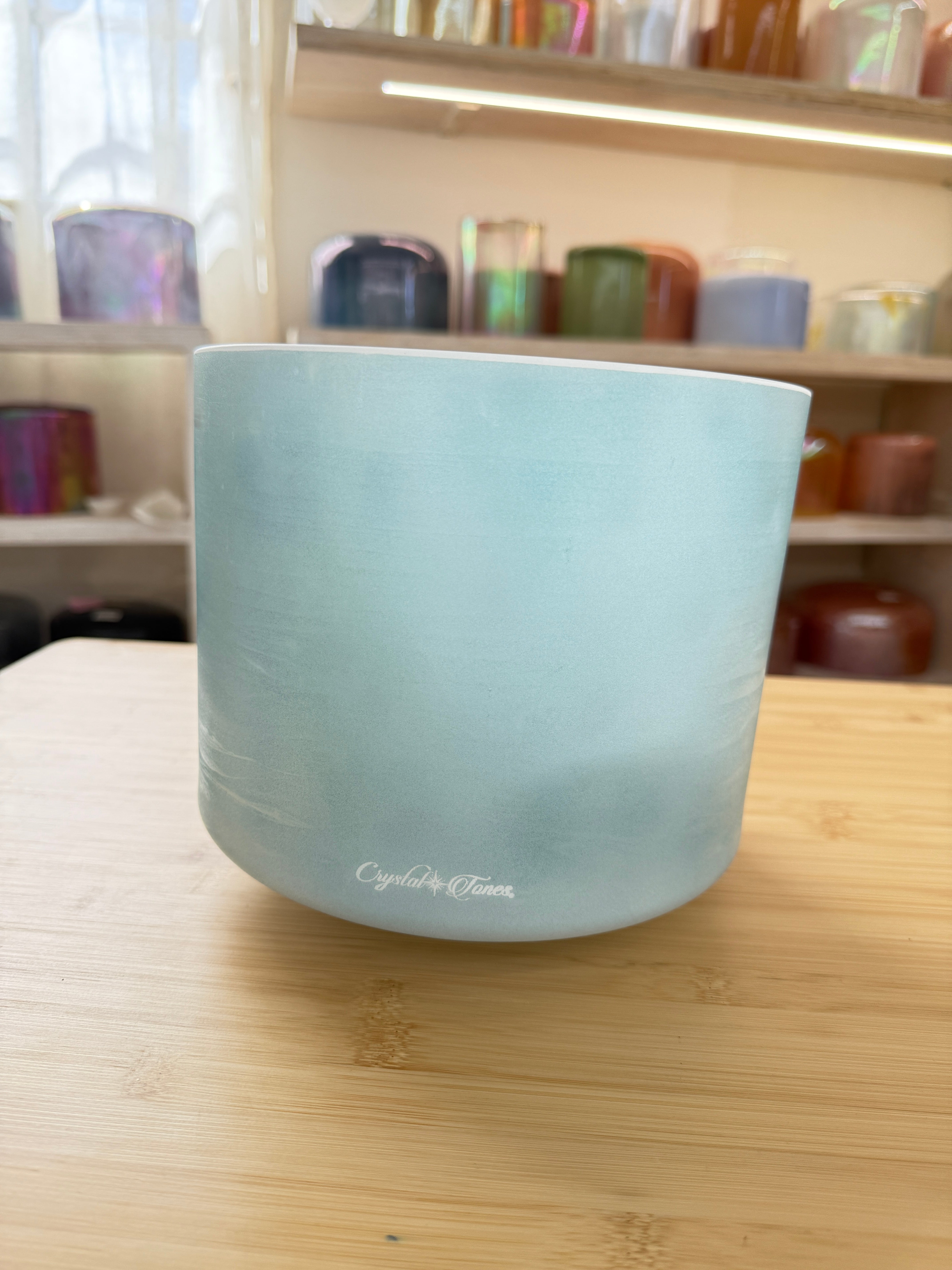 9" D+20 Ocean Gold 156059 Crystal Tones® Alchemy Singing Bowl