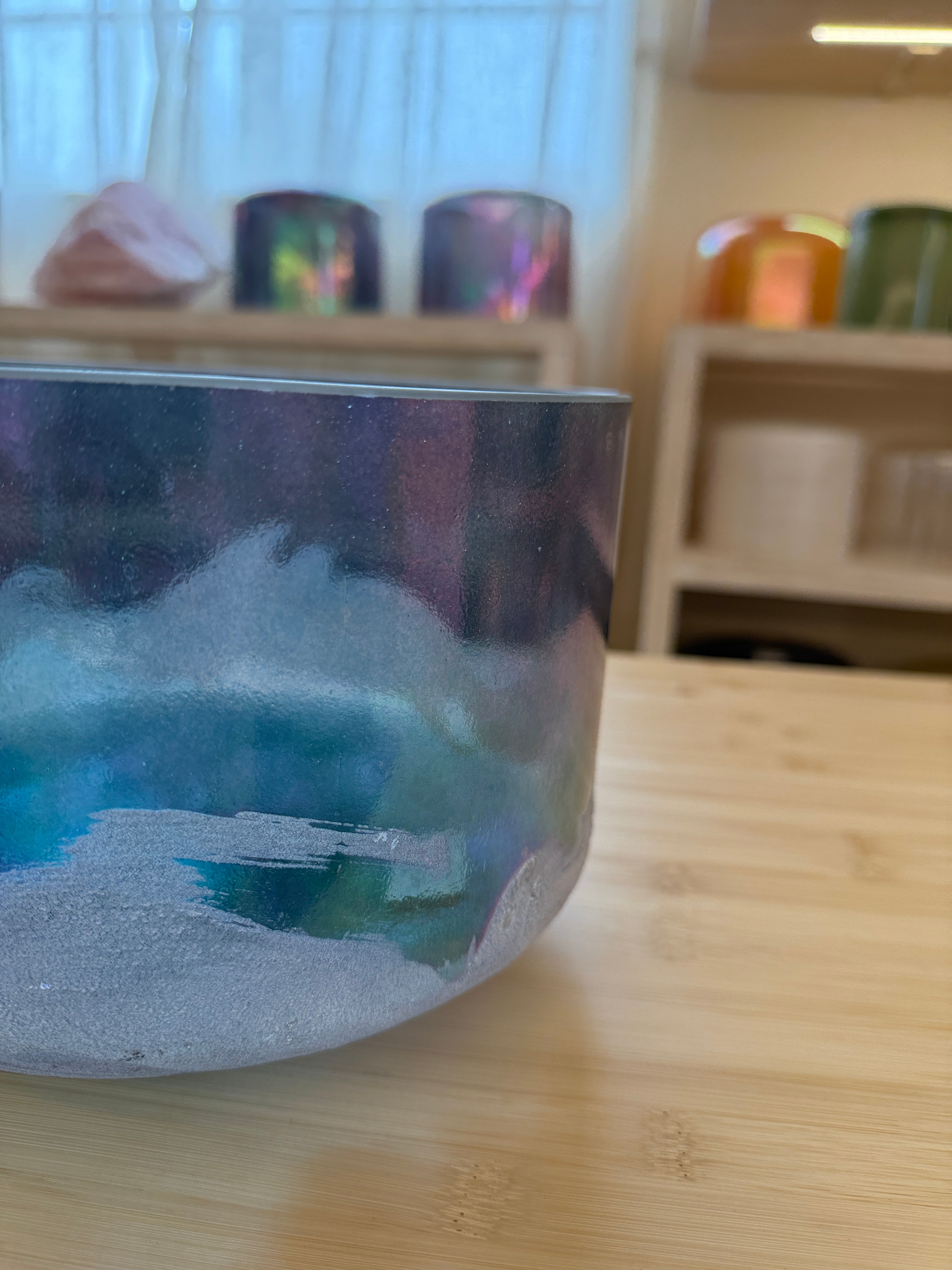 9" E-5 Azeztulite, Zeal Point 157206 Crystal Tones® Alchemy Crystal Bowl
