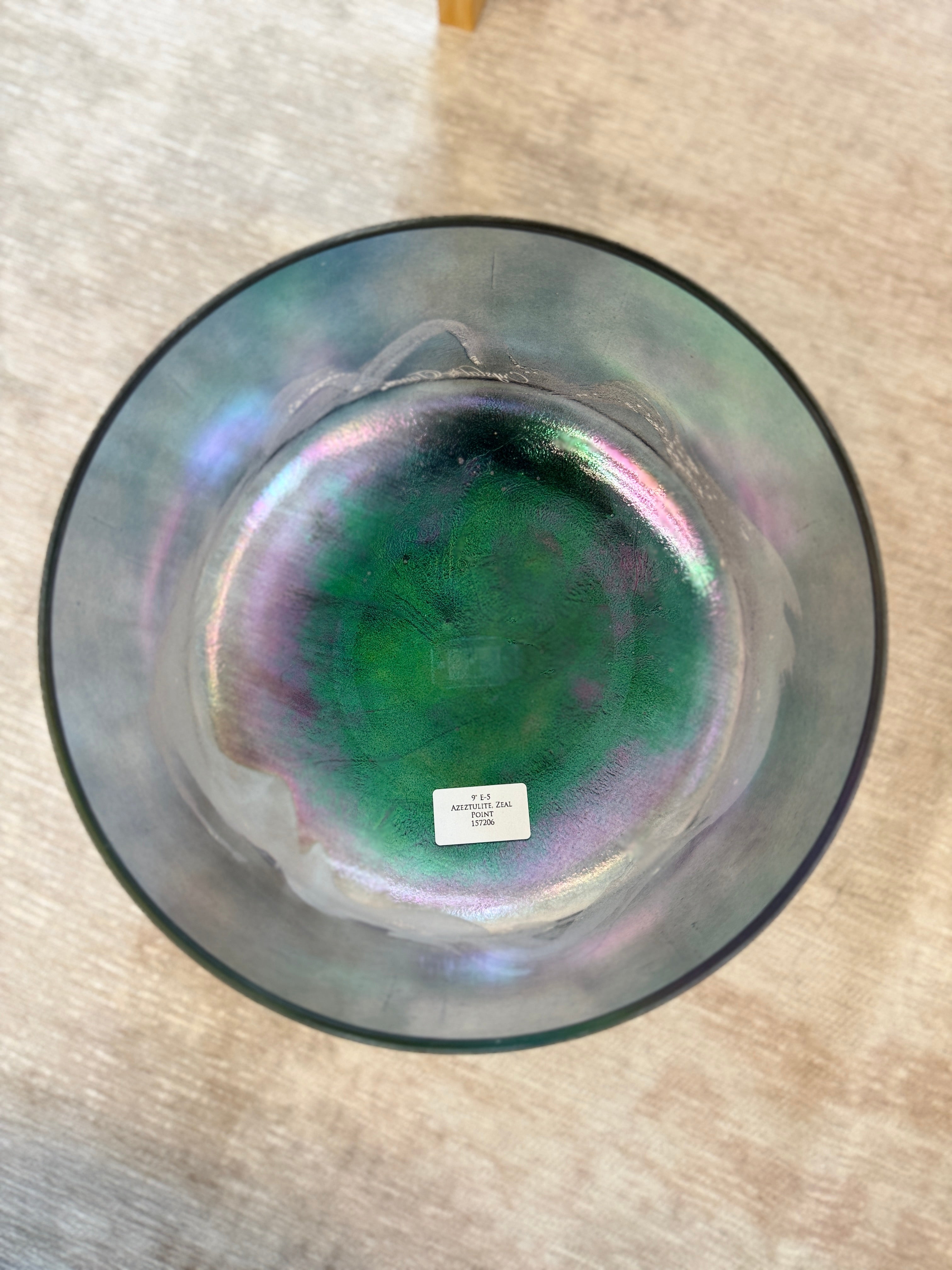 9" E-5 Azeztulite, Zeal Point 157206 Crystal Tones® Alchemy Crystal Bowl