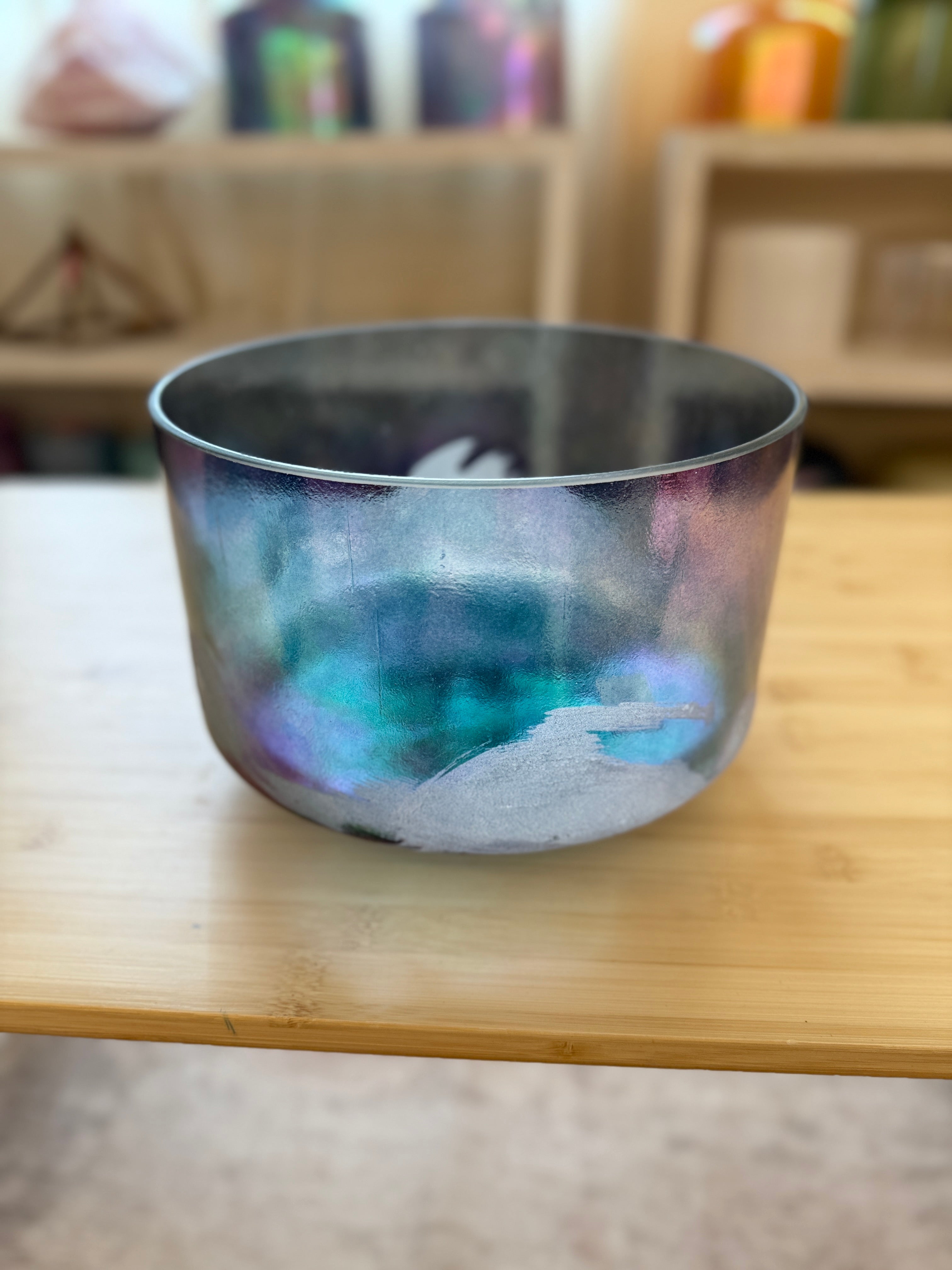 9" E-5 Azeztulite, Zeal Point 157206 Crystal Tones® Alchemy Crystal Bowl