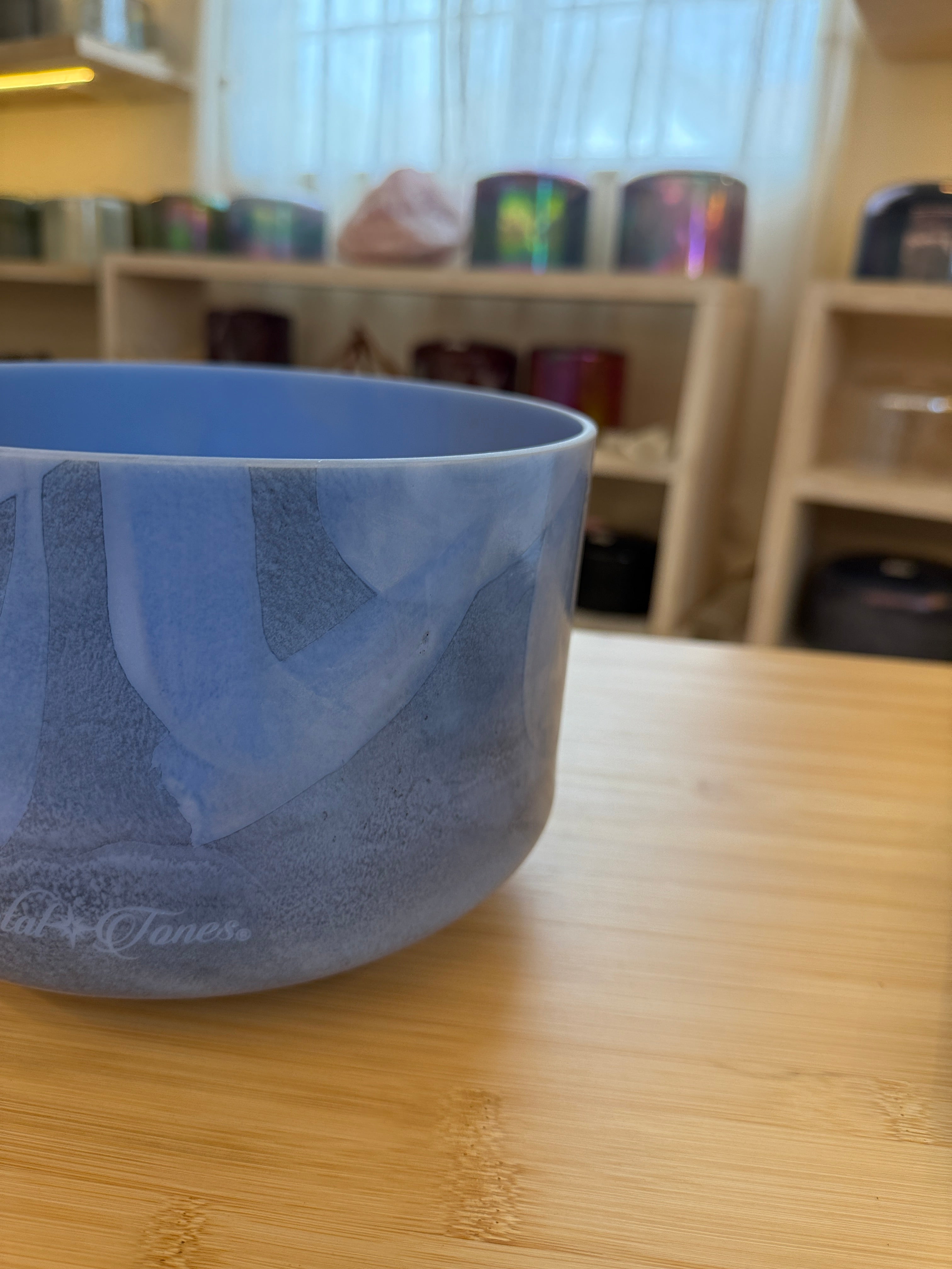 9" E+5 Larimar 135413 Crystal Tones® Alchemy Singing Bowl