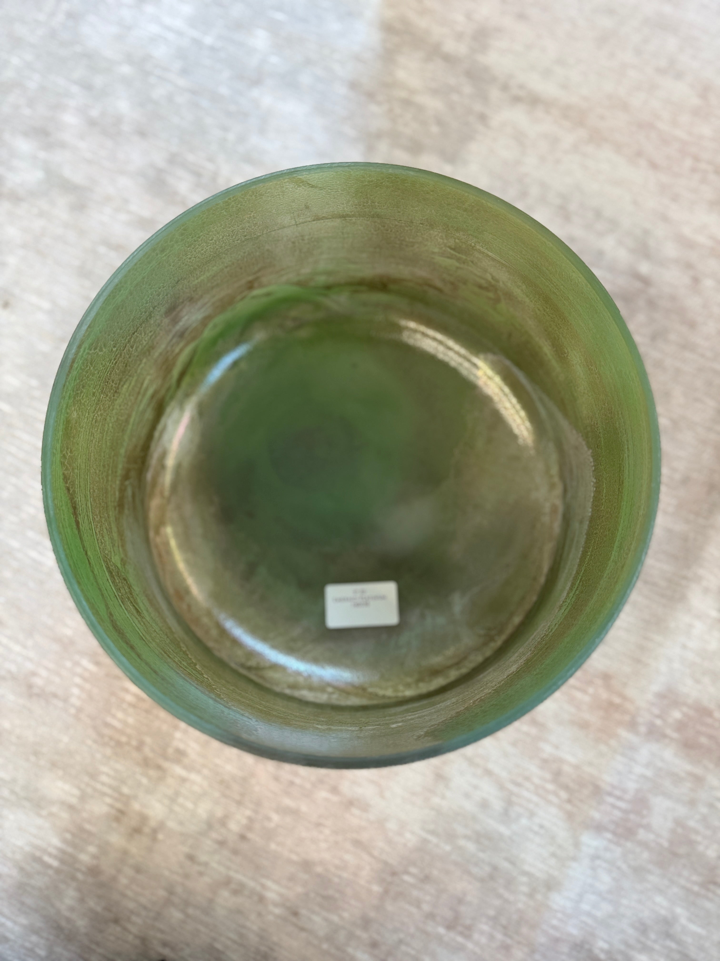 9" F0 Emerald, Platinum 140558 Crystal Tones® Alchemy Crystal Bowl