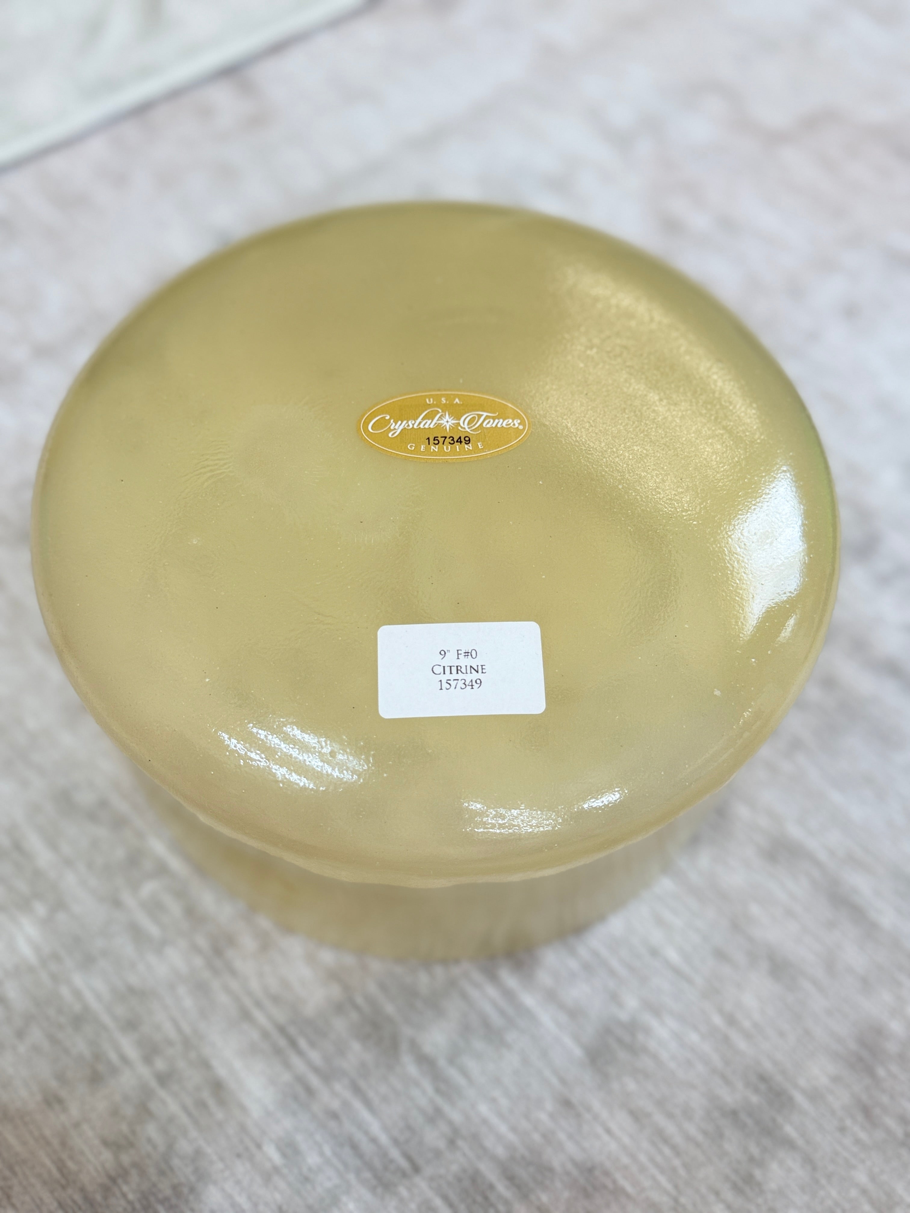 9" F#0 Citrine 157349 Crystal Tones® Alchemy Singing Bowl