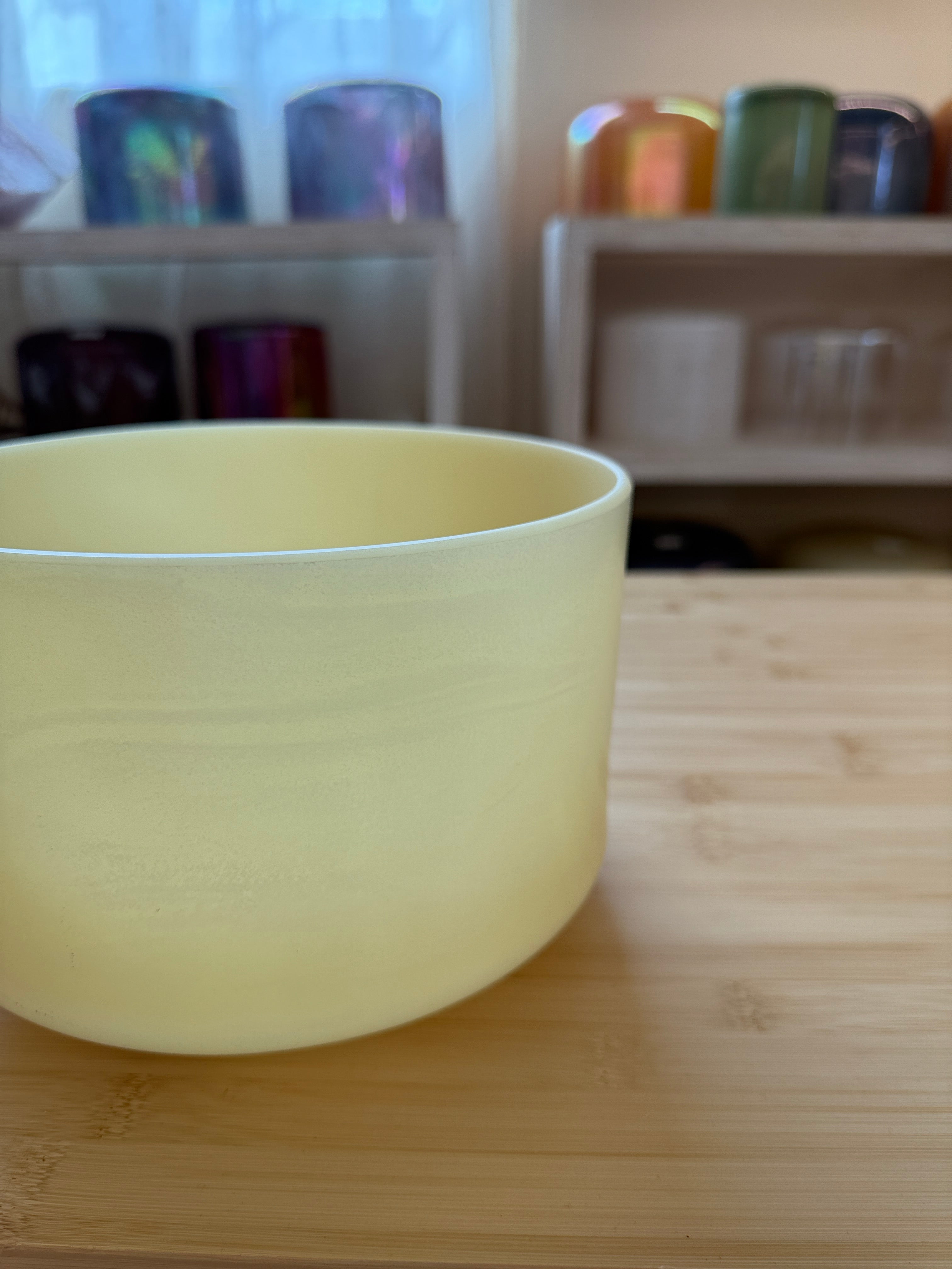 9" G-15 White Alchemy Gold 137612 Crystal Tones® Alchemy Singing Bowl