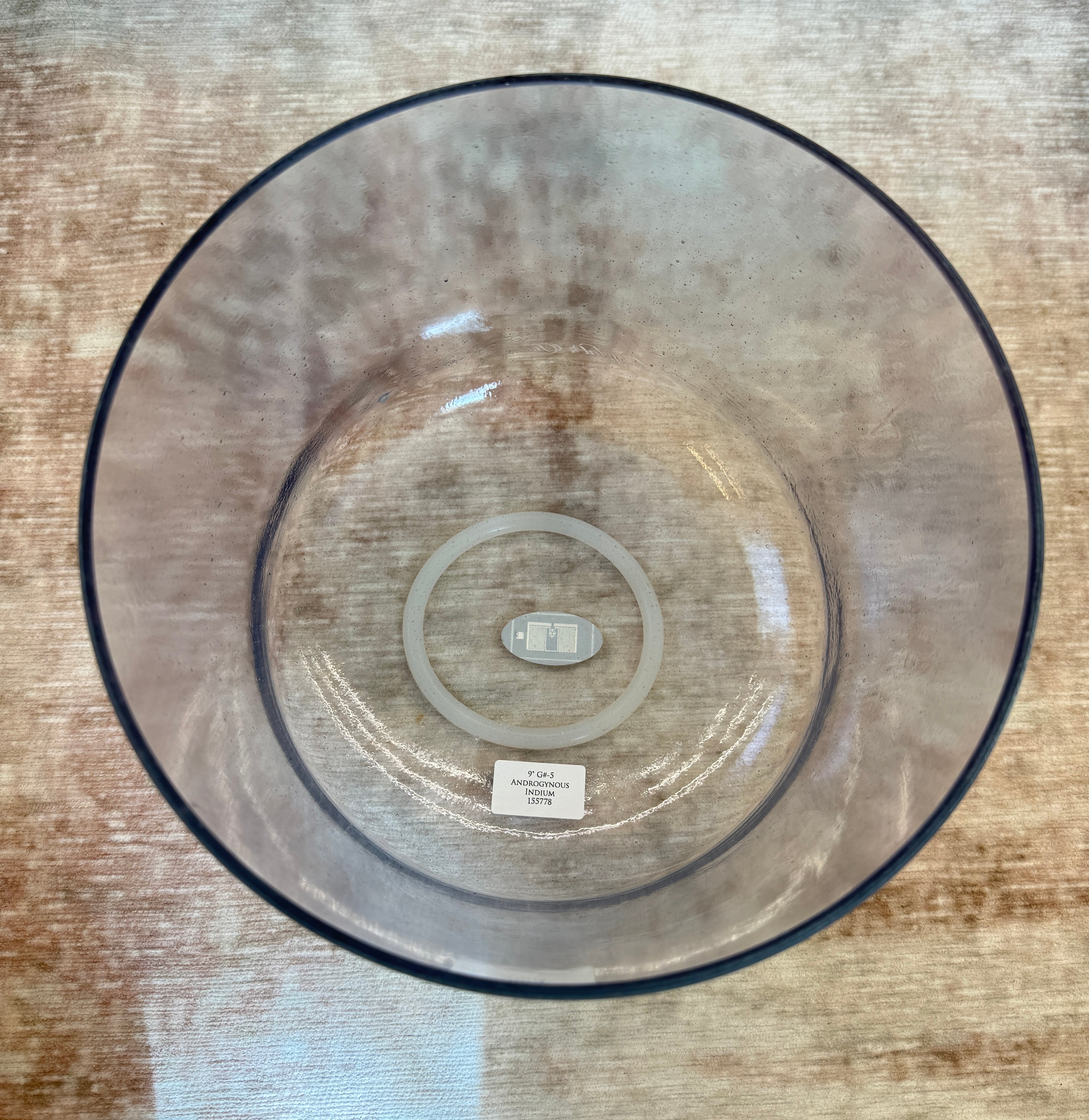 9" G#-5 Androgynous Indium 155778 Crystal Tones® Alchemy Singing Bowl