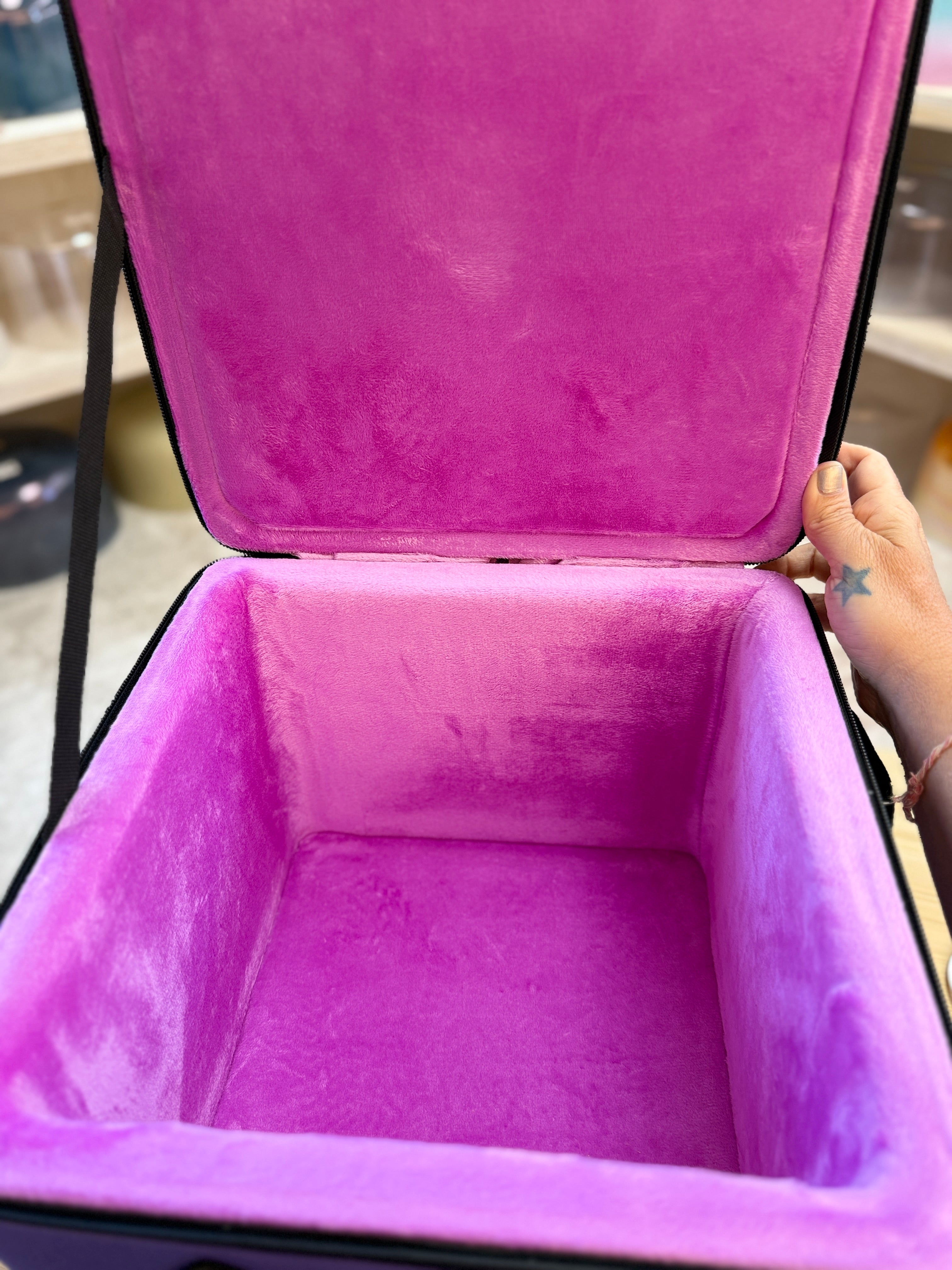9” Purple Pyramid Case
