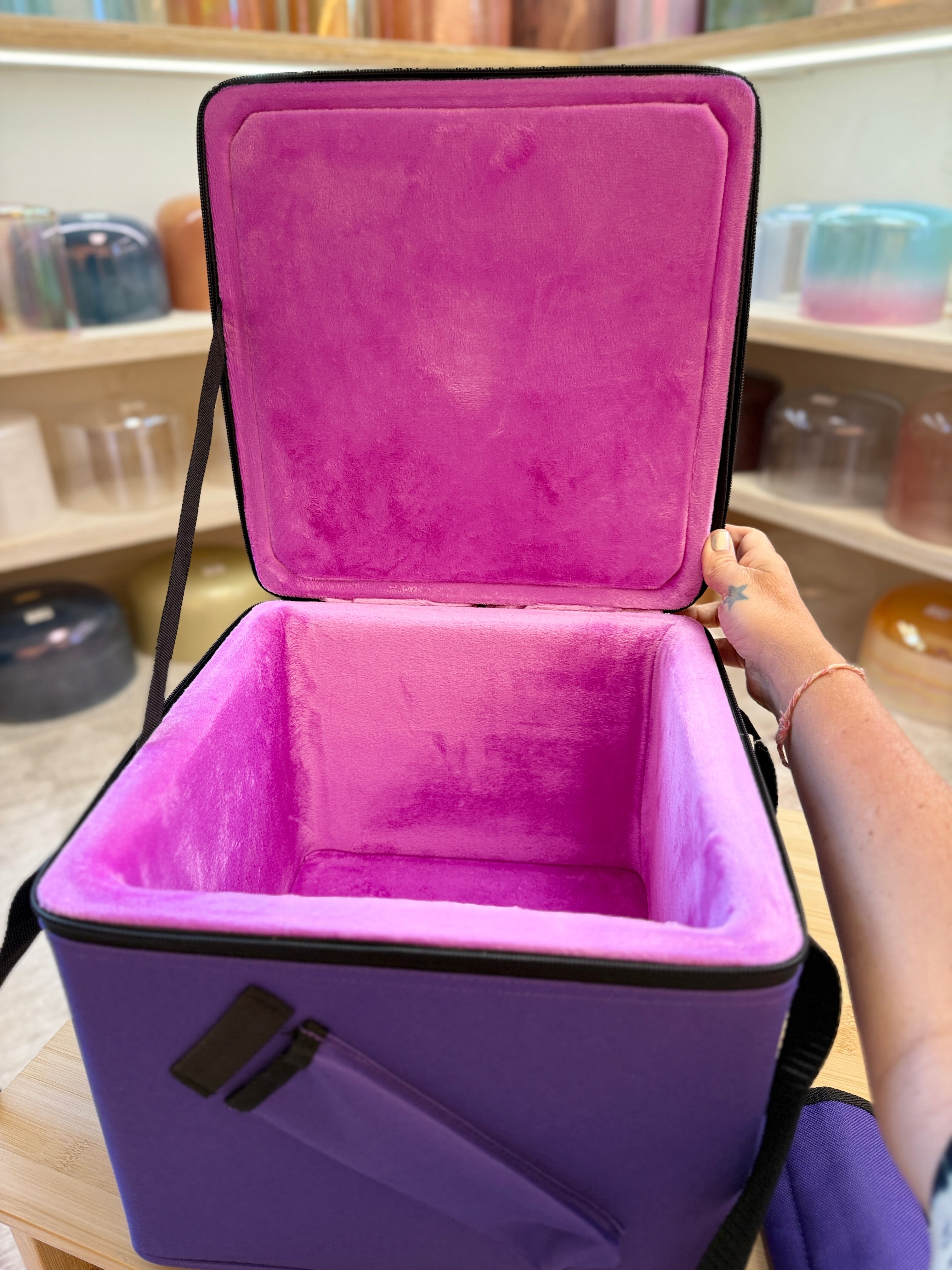 9” Purple Pyramid Case