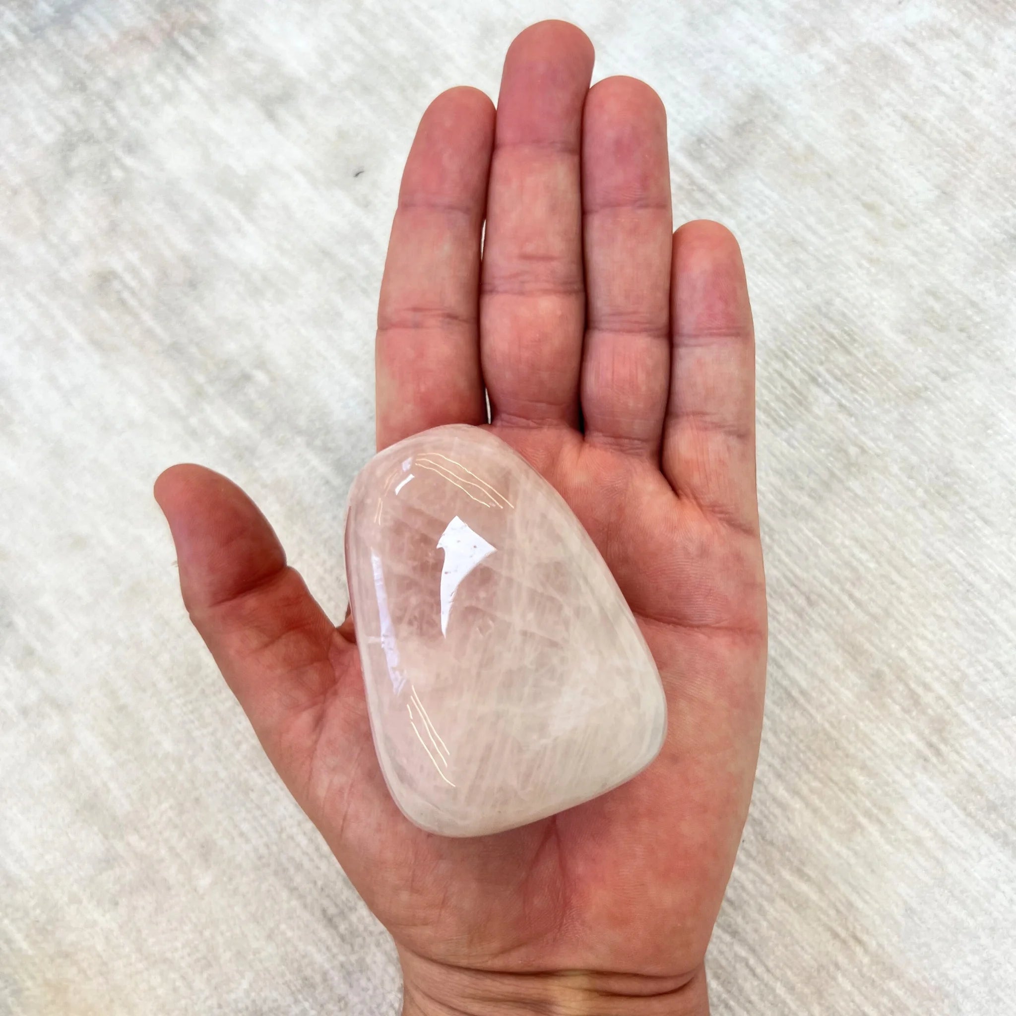 Cuarzo Rosa Large Therapy Stones - Pack of 2