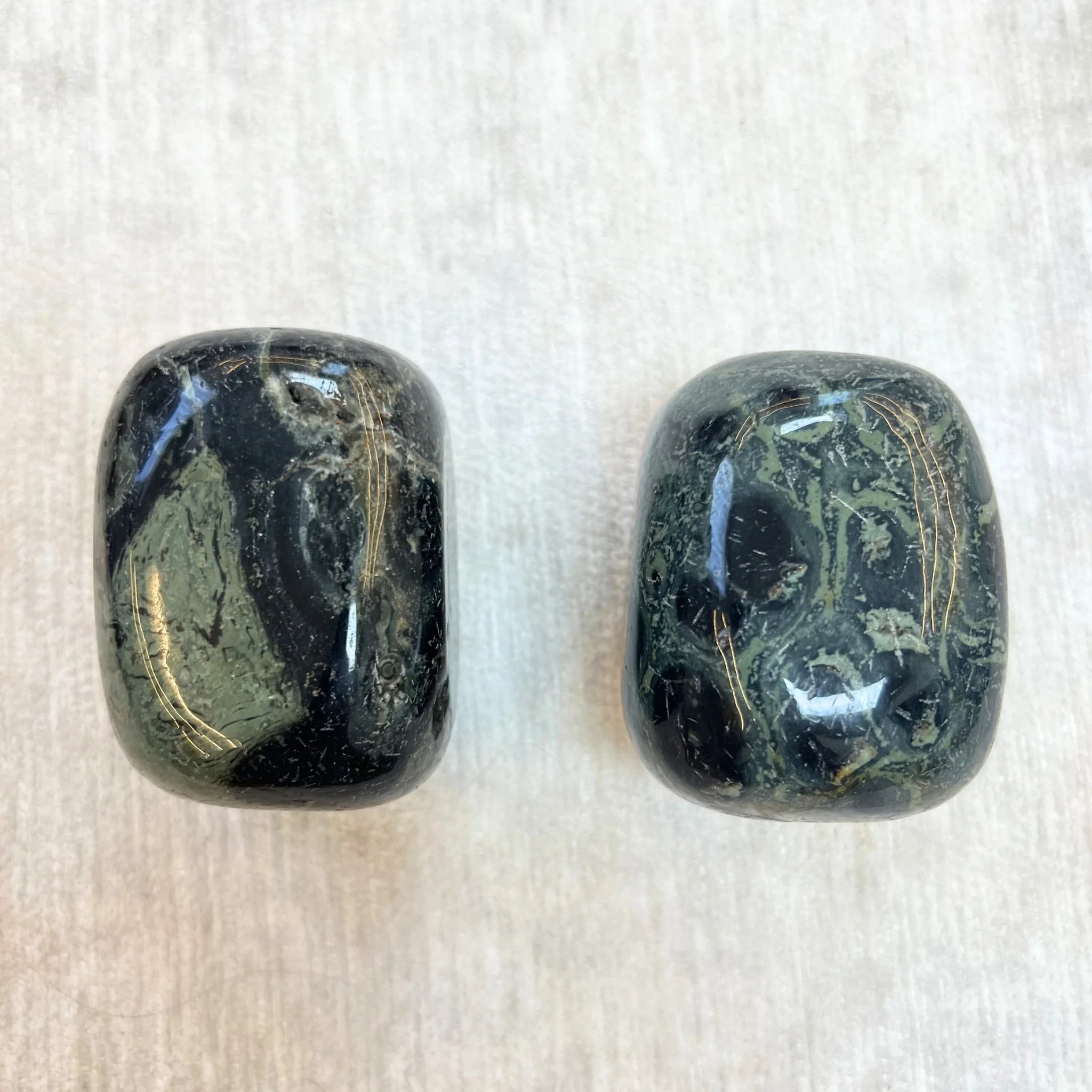 Jaspe Kambaba / Kambaba Jasper Large Therapy Stones - Pack of 2