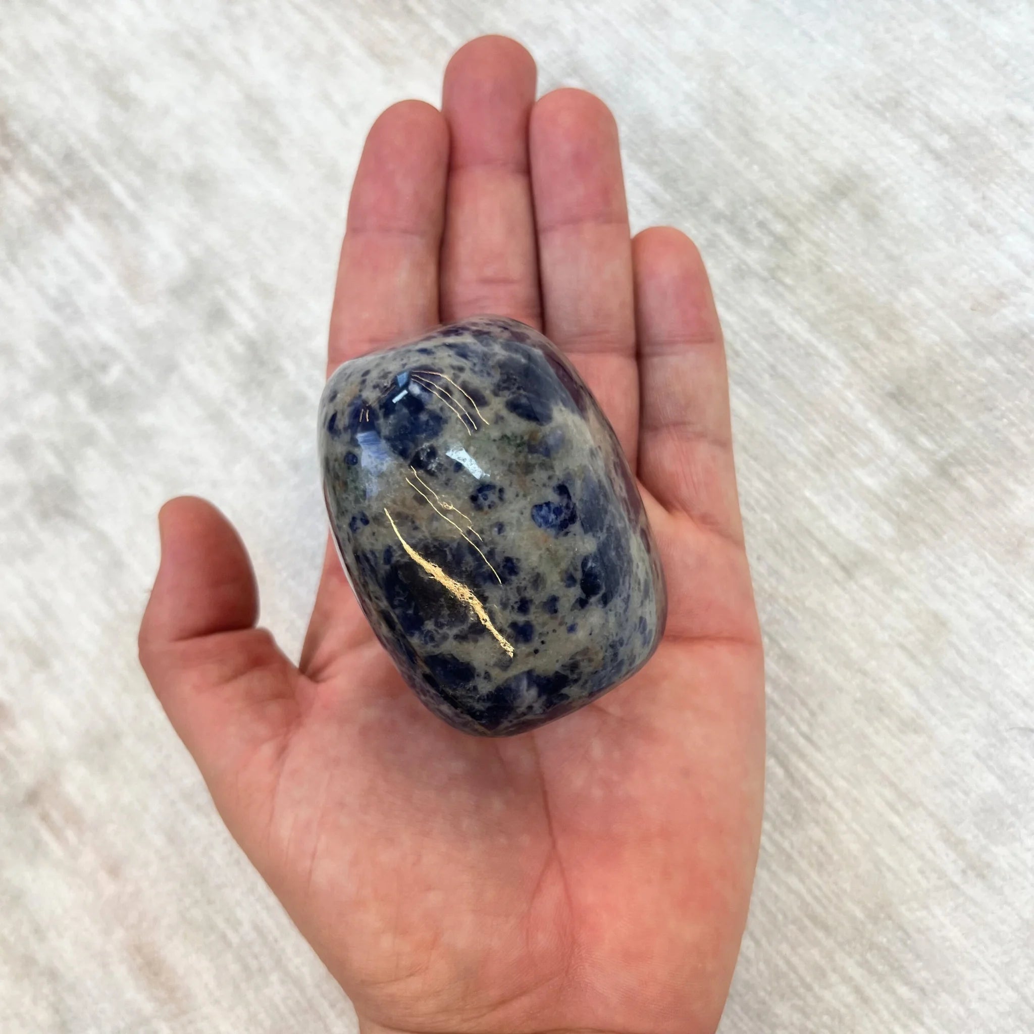 Sodalita / Sodalite Large Therapy Stones - Pack of 2
