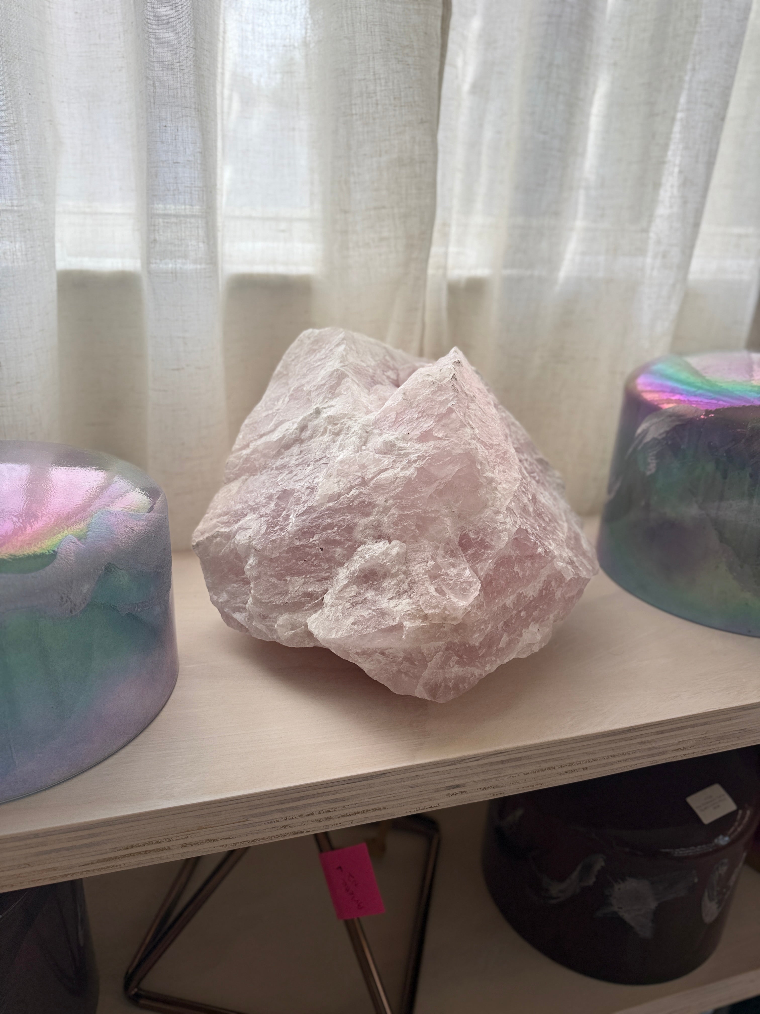 Magnificent Self-standing Extra Large Rose Quartz Crystal