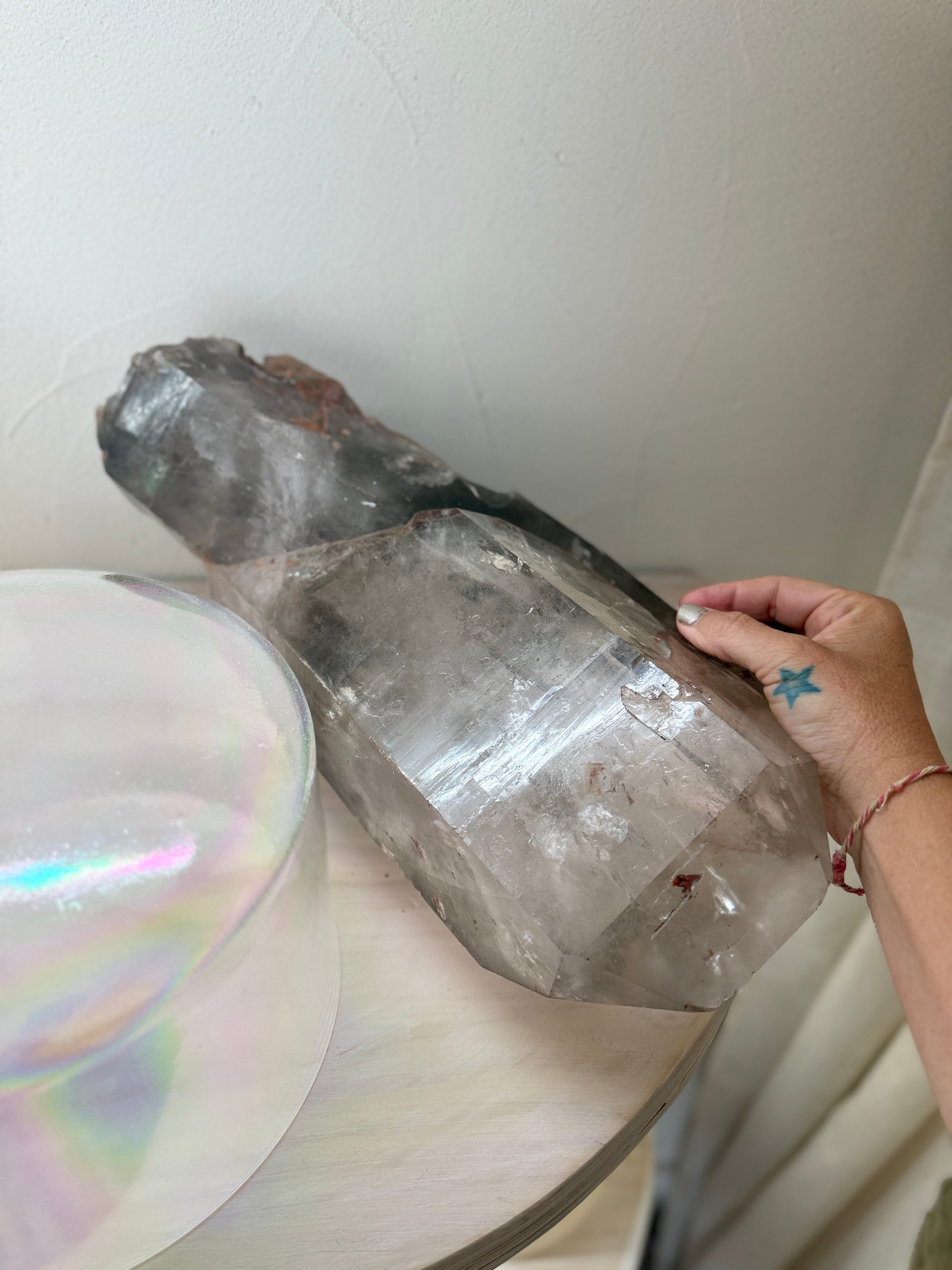 Magnificent Self-standing Extra Large Smokey Quartz Crystal