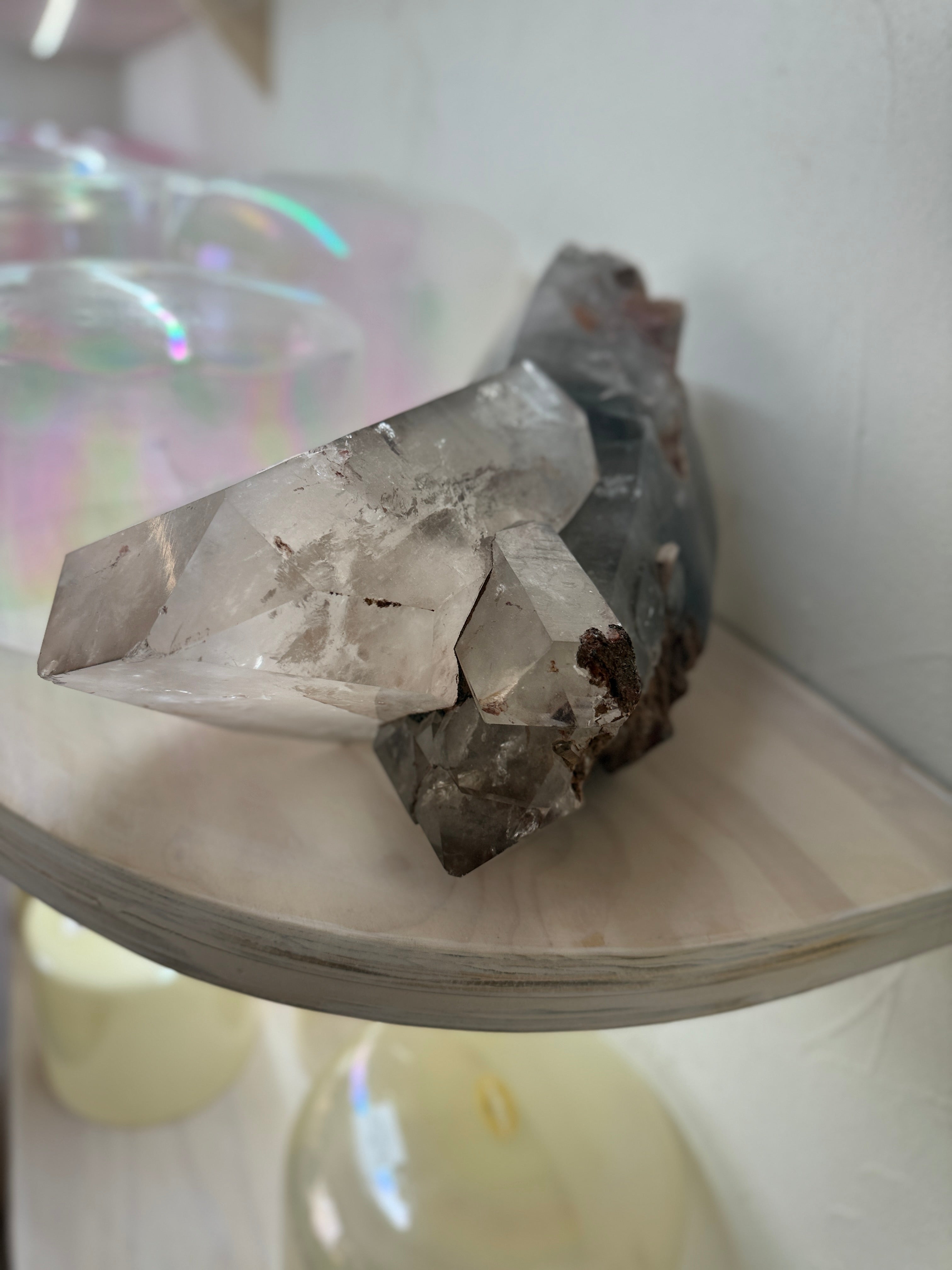Magnificent Self-standing Extra Large Smokey Quartz Crystal