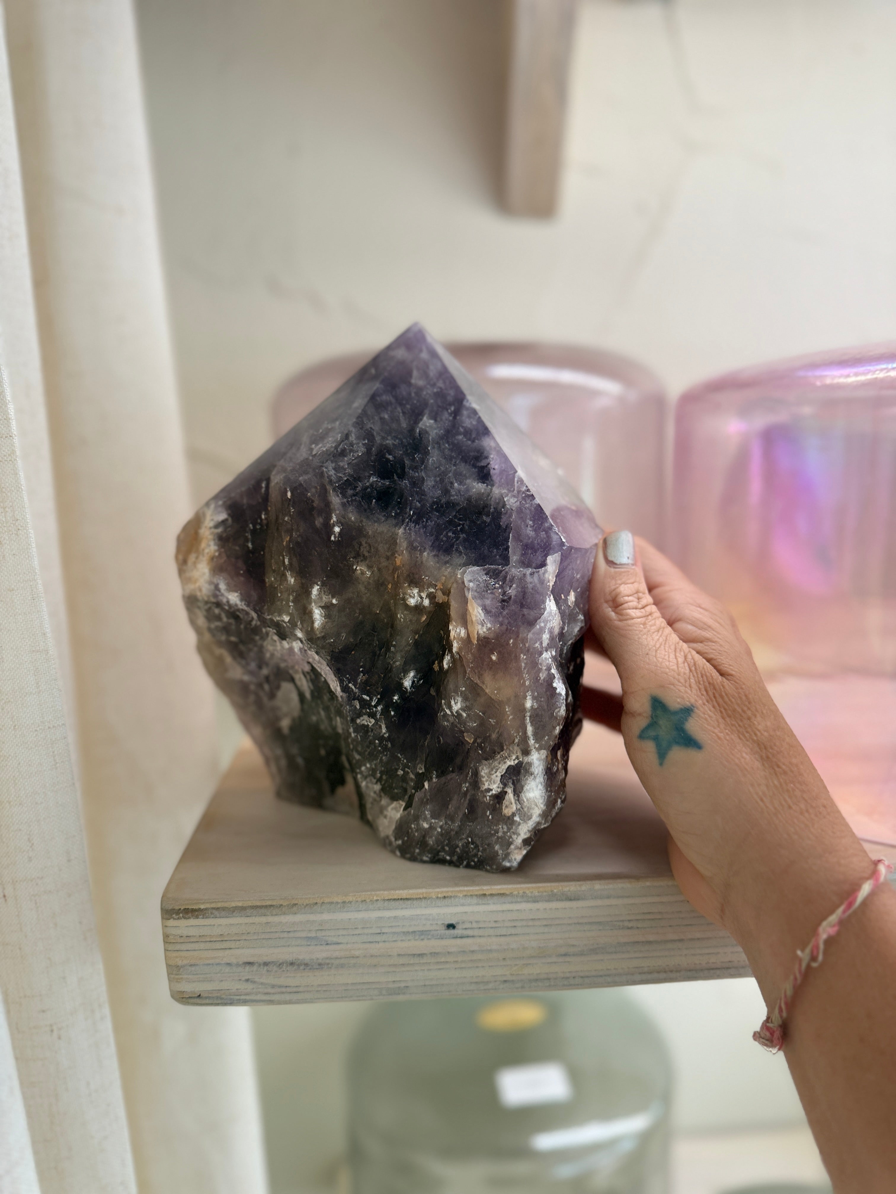 Magnificent Self-standing Medium Amethyst Point Crystal