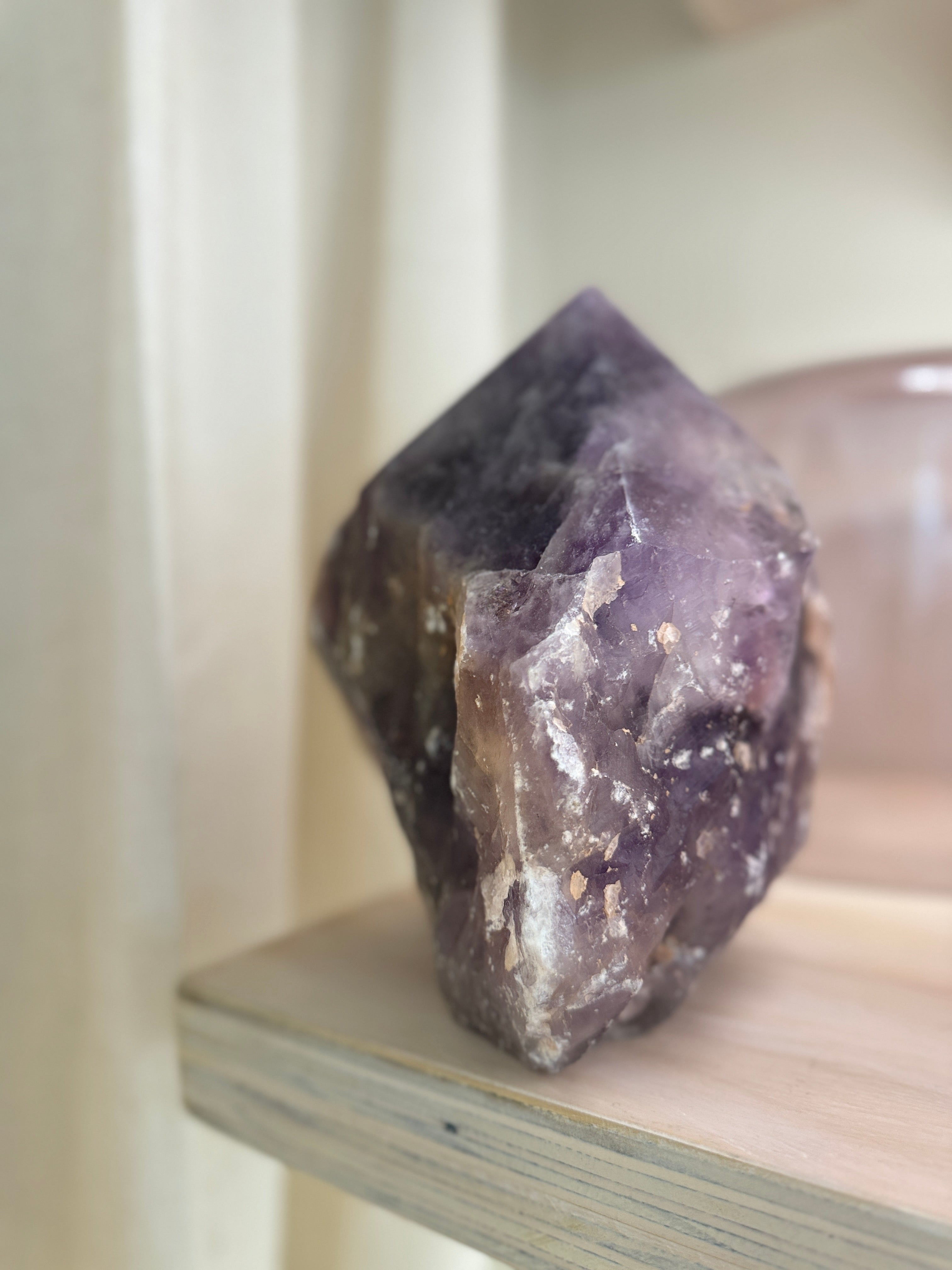 Magnificent Self-standing Medium Amethyst Point Crystal
