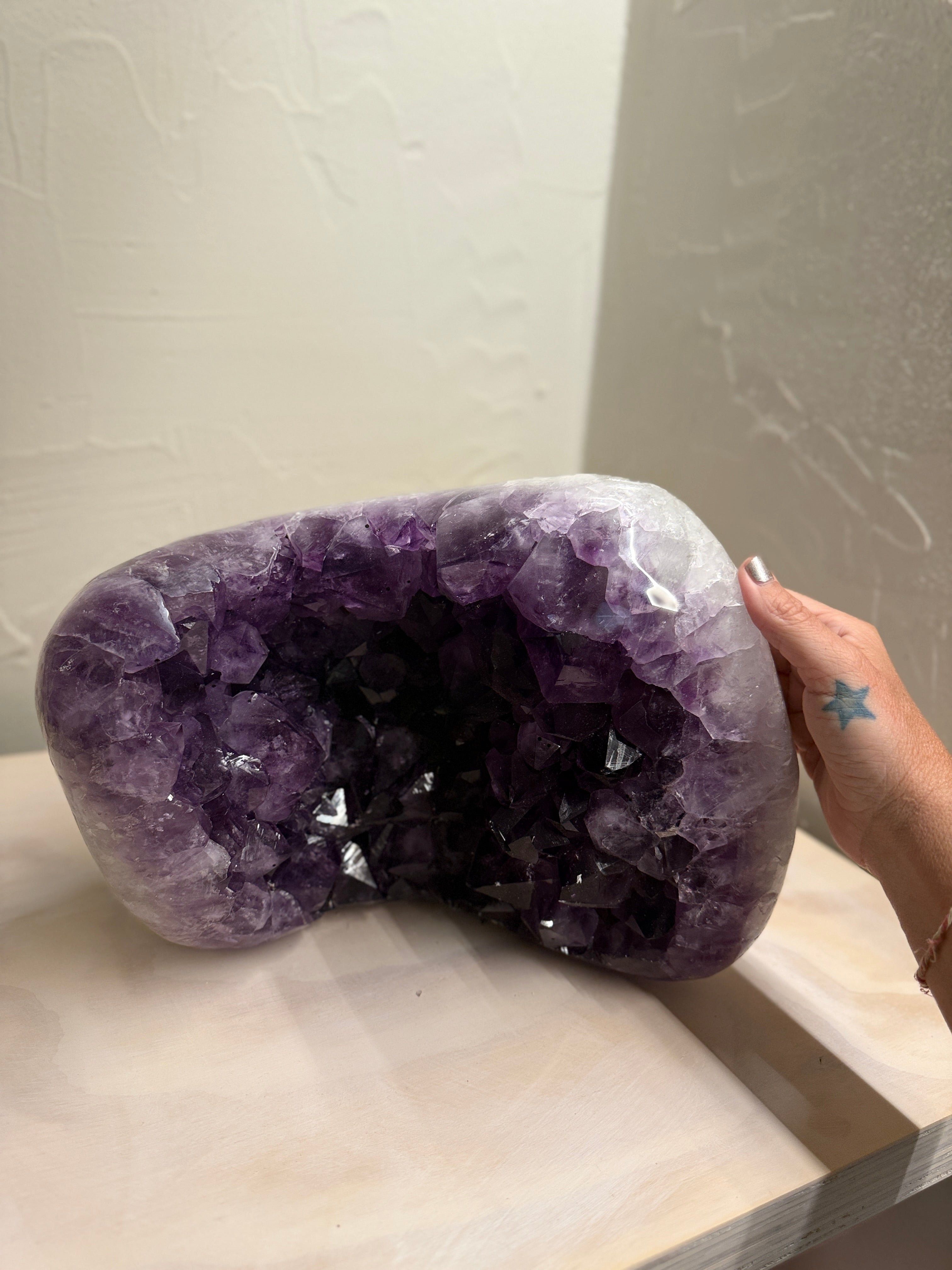 Magnificent Self-standing Large Amethyst Point Crystal