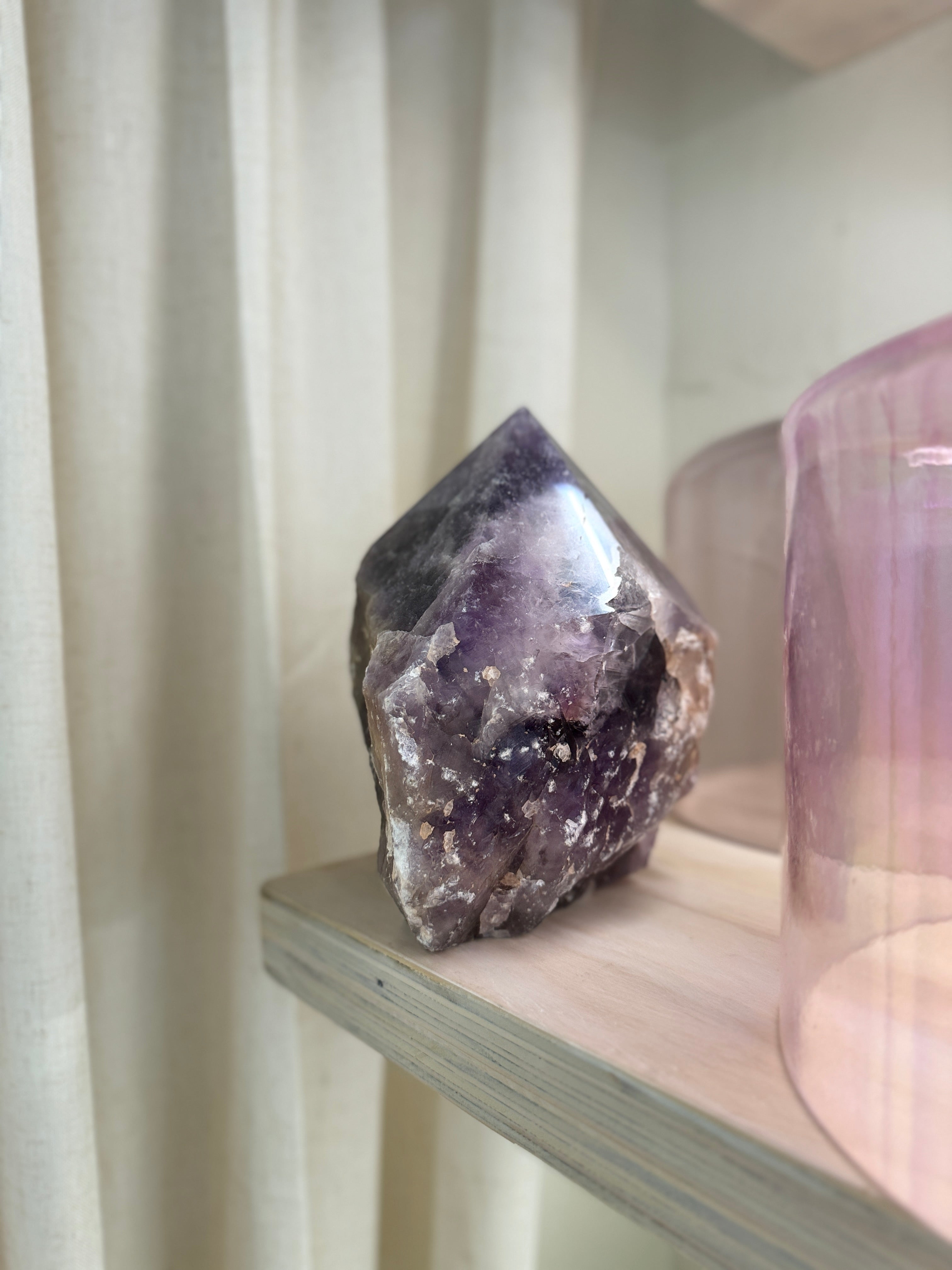 Magnificent Self-standing Medium Amethyst Point Crystal
