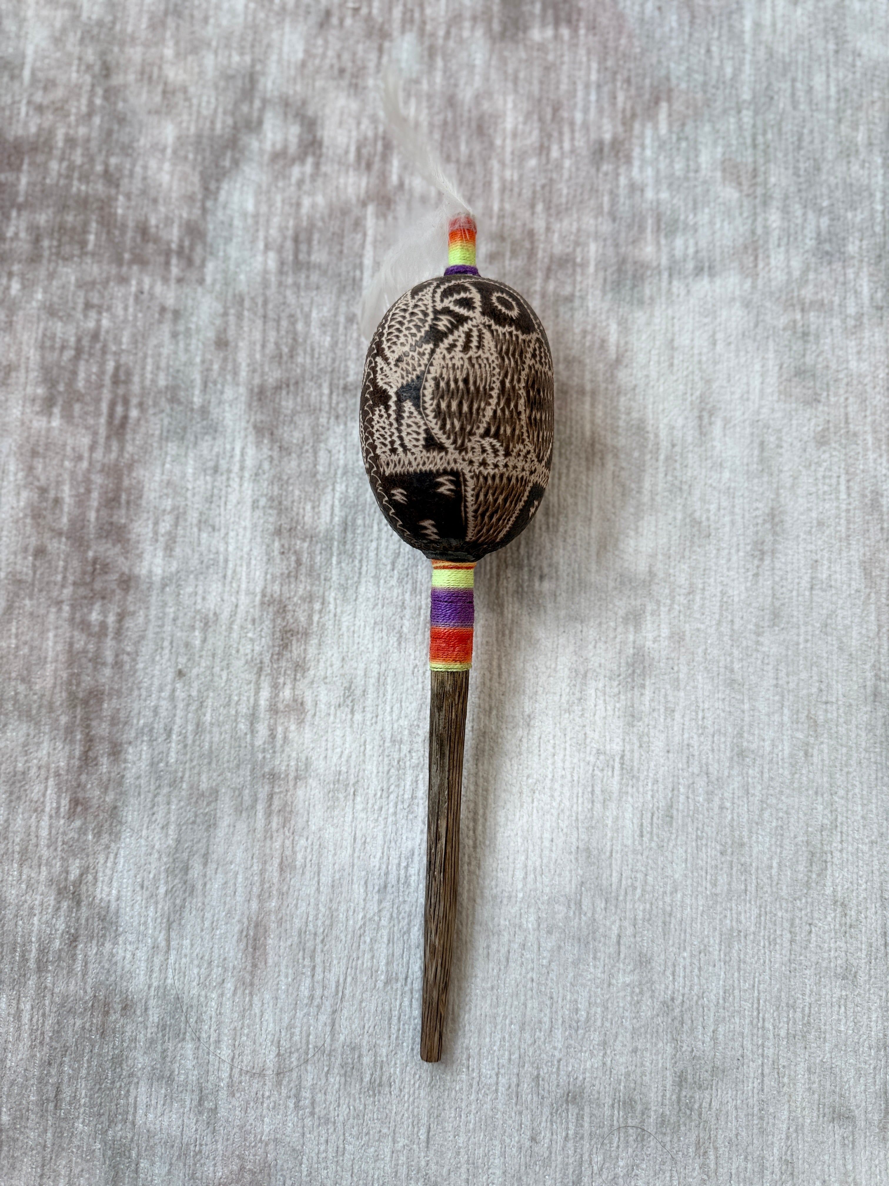 Peruvian Amazon Gourd Rattle