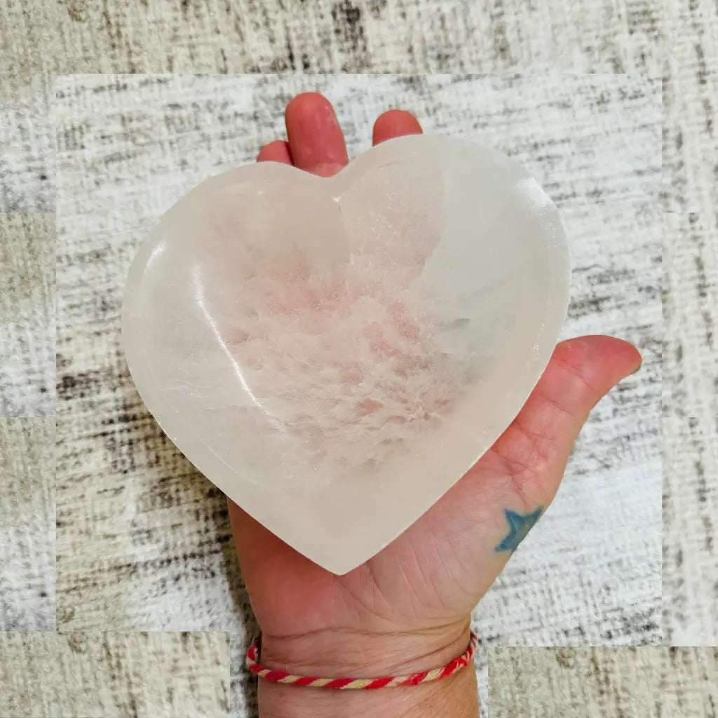 Protocolo Shanti Method™ - Cargador de Corazón Selenita (Small)
