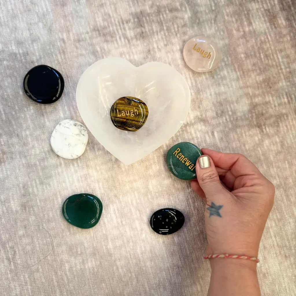 Protocolo Shanti Method™ - Cargador de Corazón Selenita (Small)