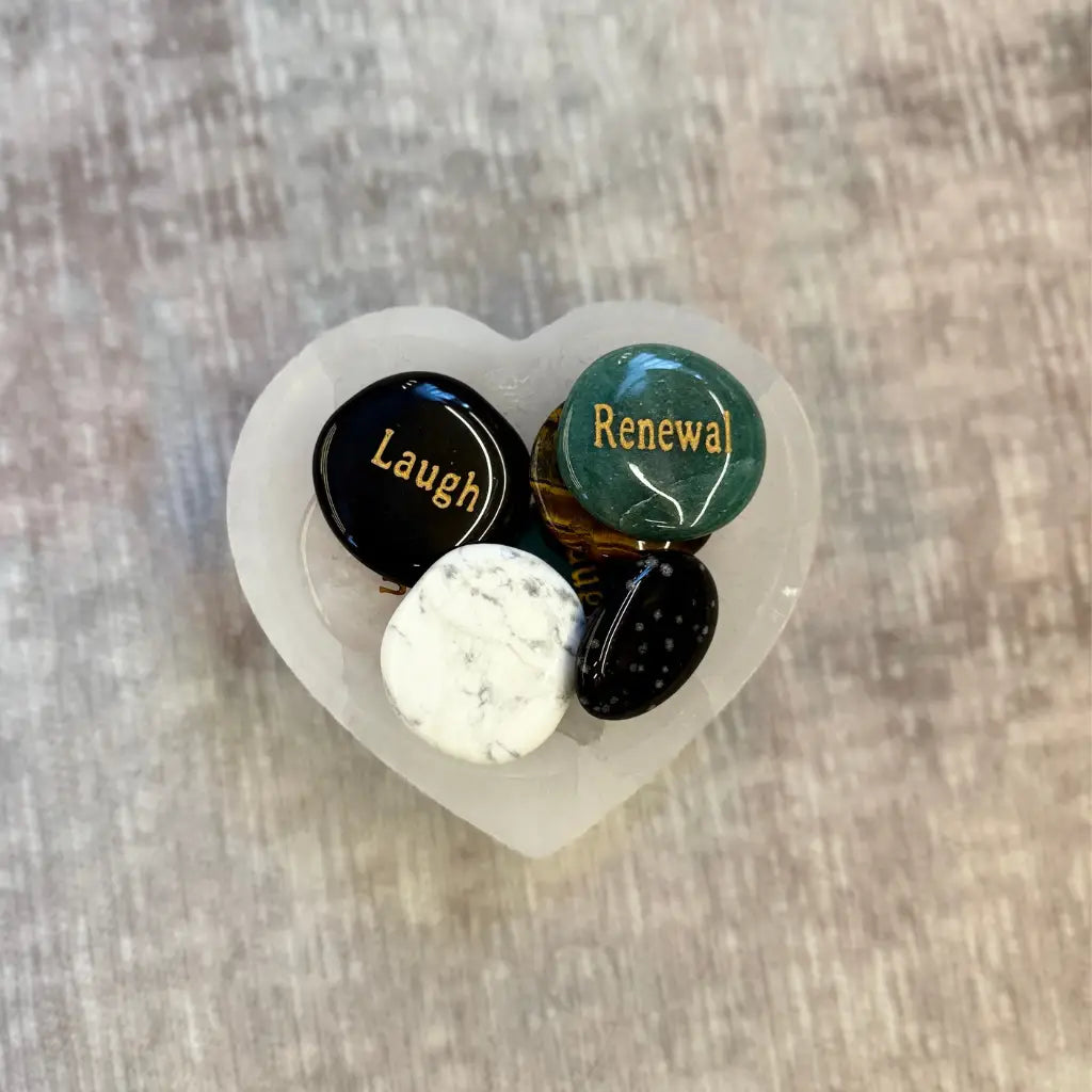 Protocolo Shanti Method™ - Cargador de Corazón Selenita (Small)